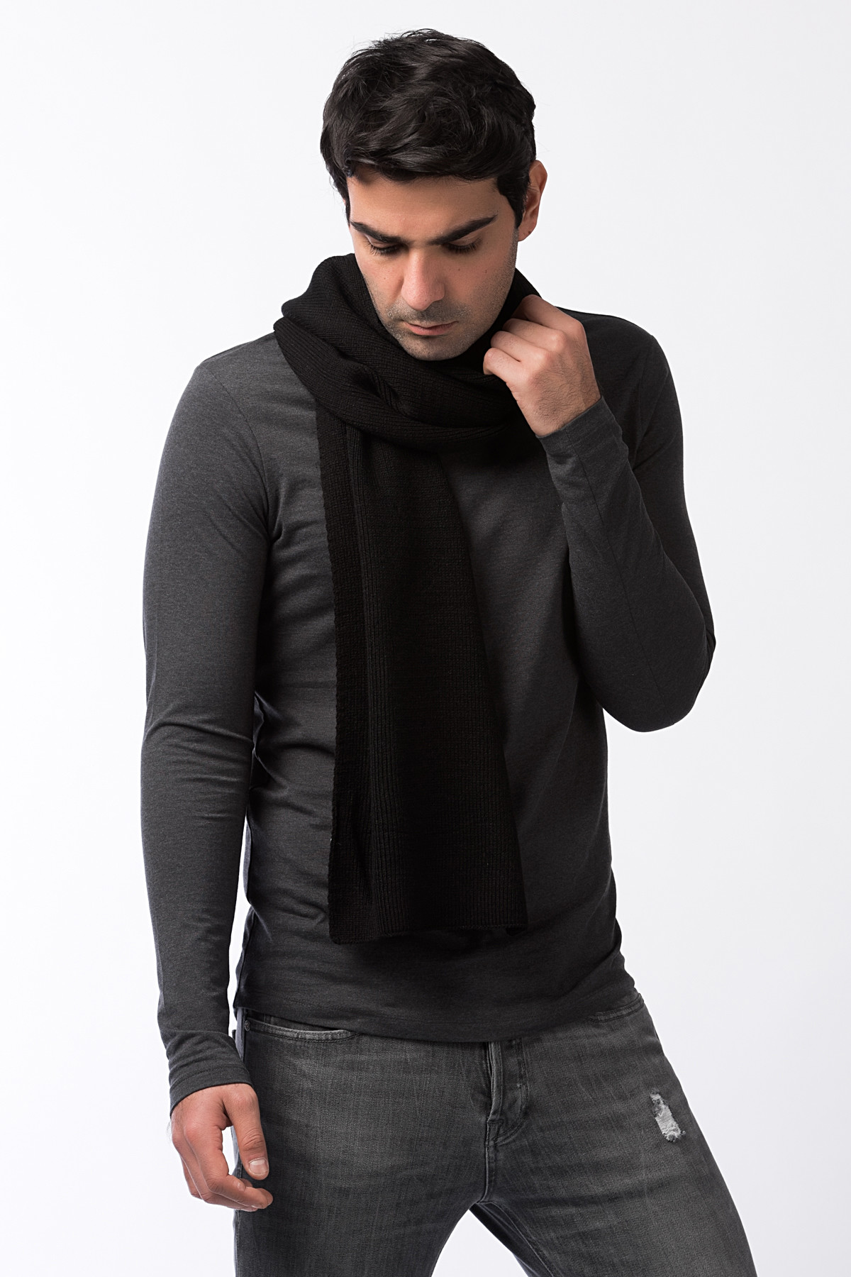 شال گردن مردانه راسته | جک اند جونز Jack & Jones 12098582 - تصویر 2