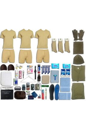 3’lü Kışlık Her Şey Dahil Asker Seti: Kışlık Asker Malzeme Paketi KH1010