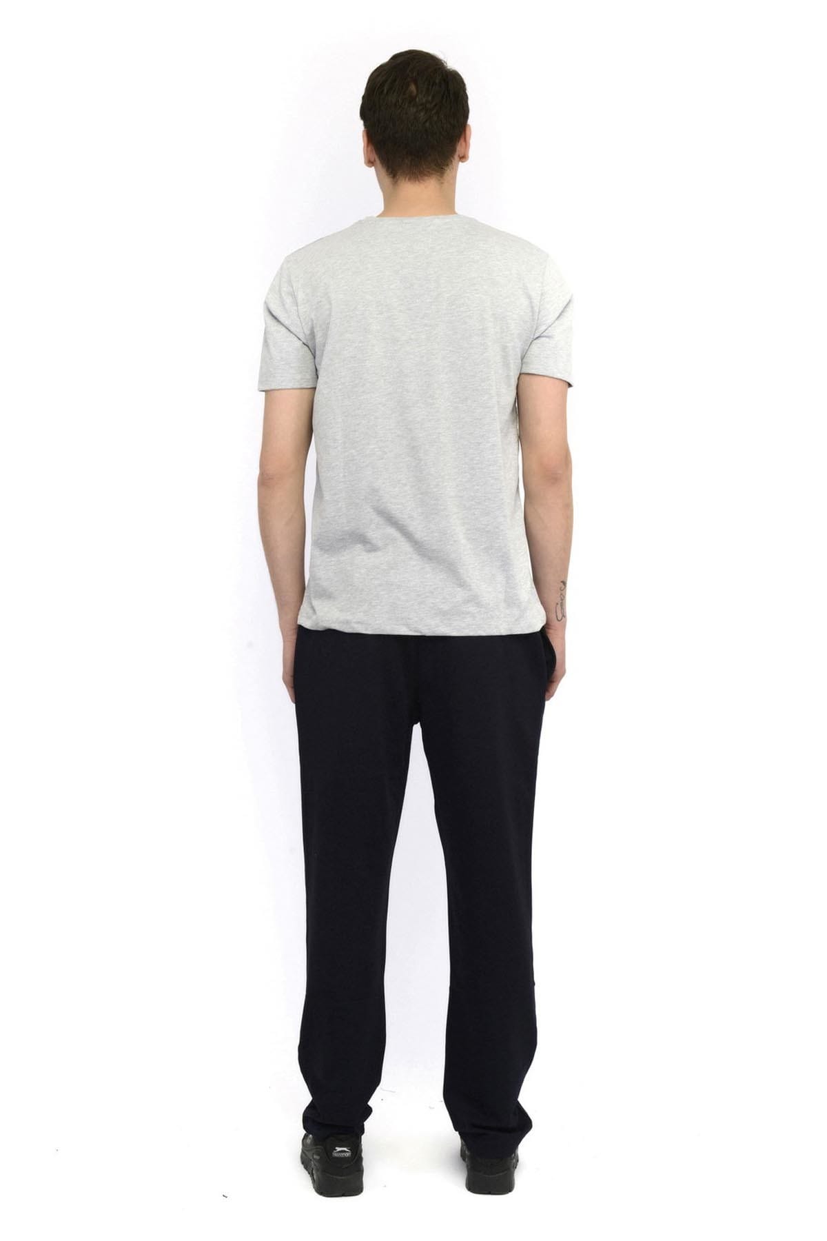 شلوار ورزشی اسلازنگر مردانه پنبه ای آبی سرمه ای   Regular/رگولار     Daily/روزانه | Slazenger ST19PE003 TR - تصویر 8