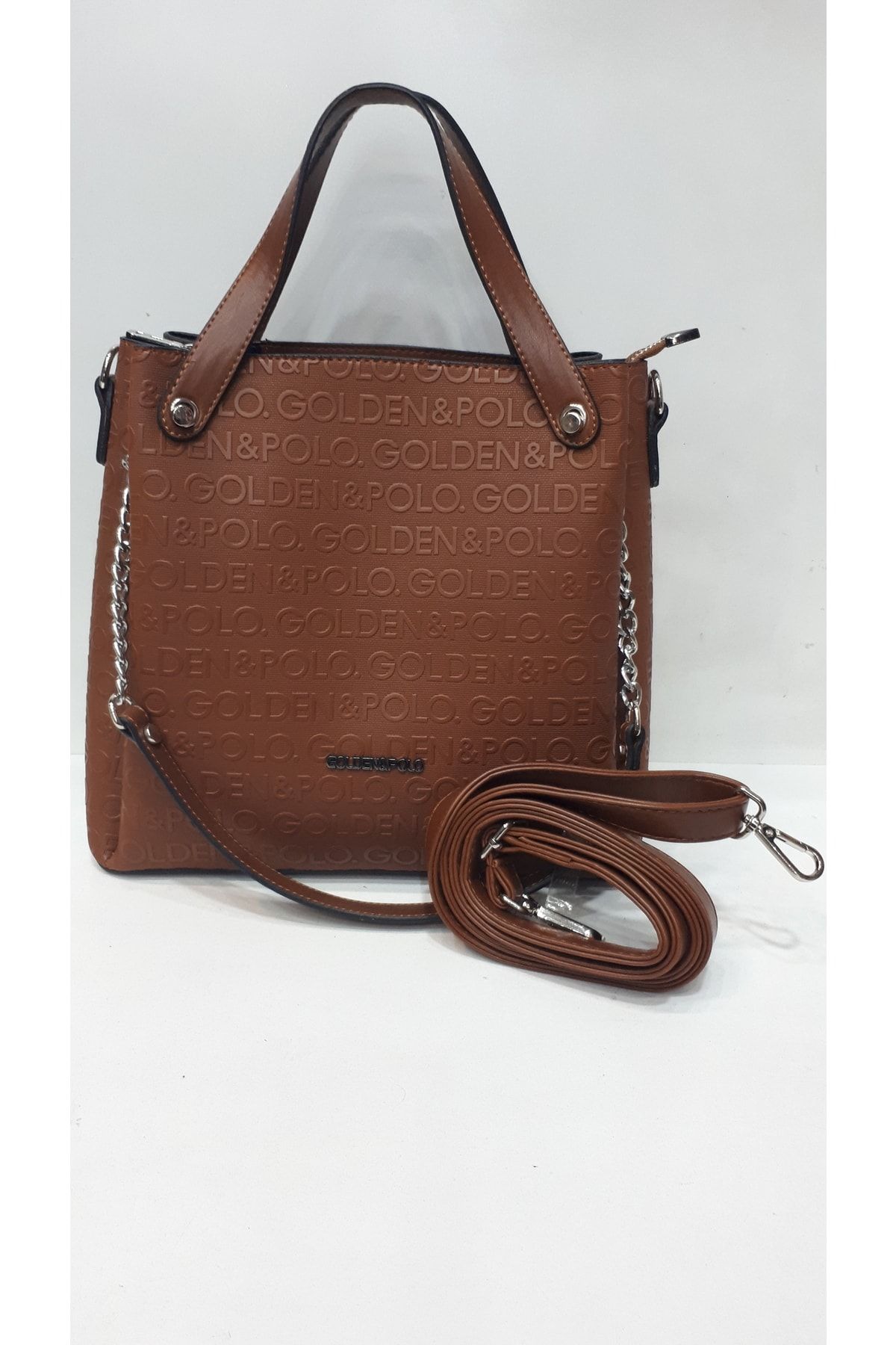 Golden polo bag on sale