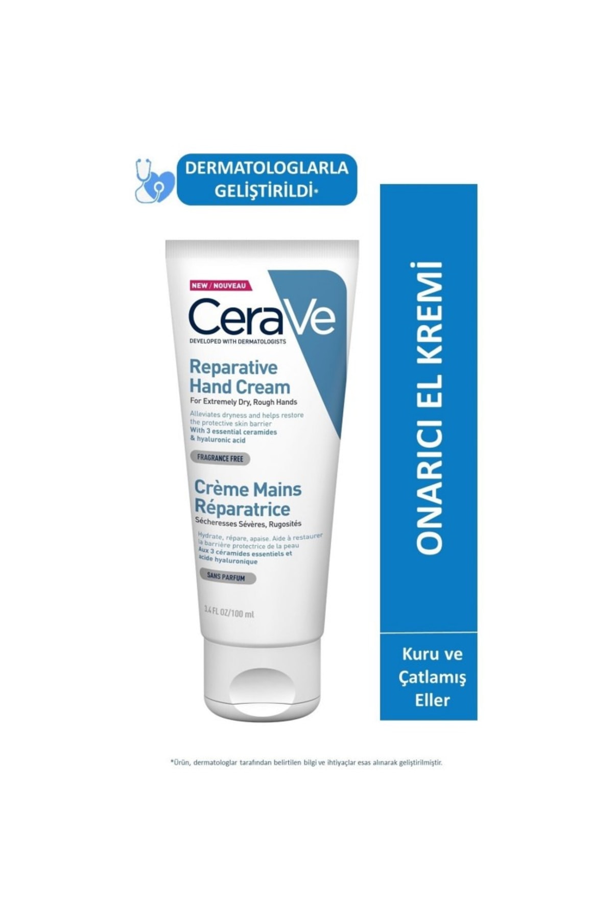 CeraVe Reparative Hand Cream Onarıcı El Kremi 100 Ml