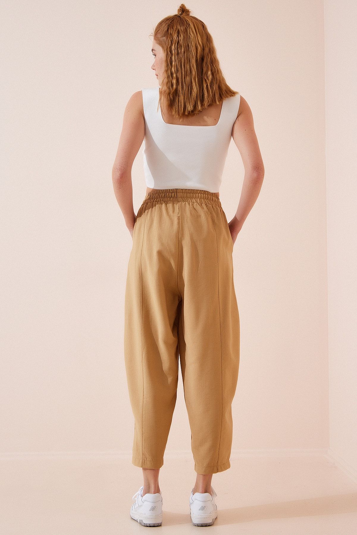 Happiness İstanbul Hose Braun Karottenhose FN7299