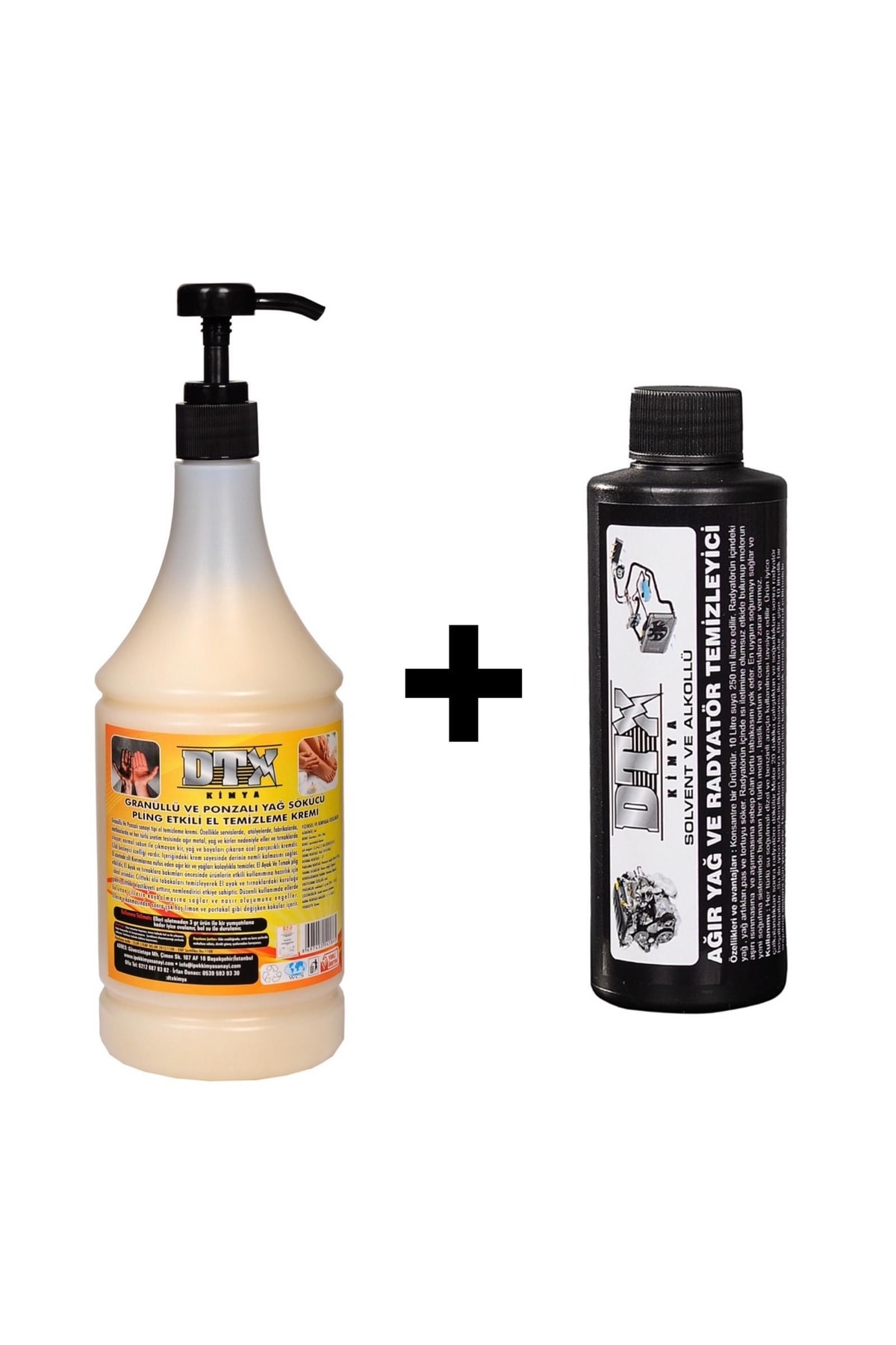 Granürlü El Temizleme Kremi ( Sabunu ) 1 Kg & Alkollü Intercooler Temizleme Sıvısı 250 Ml