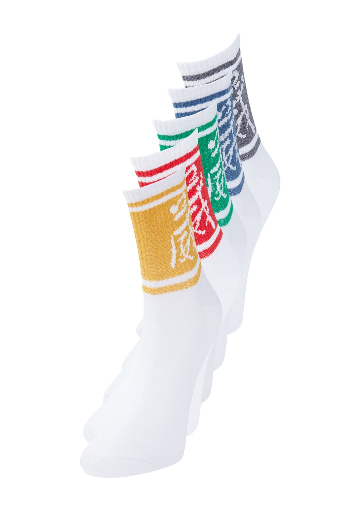 Trendyol Collection Socken Weiß 5er-Pack