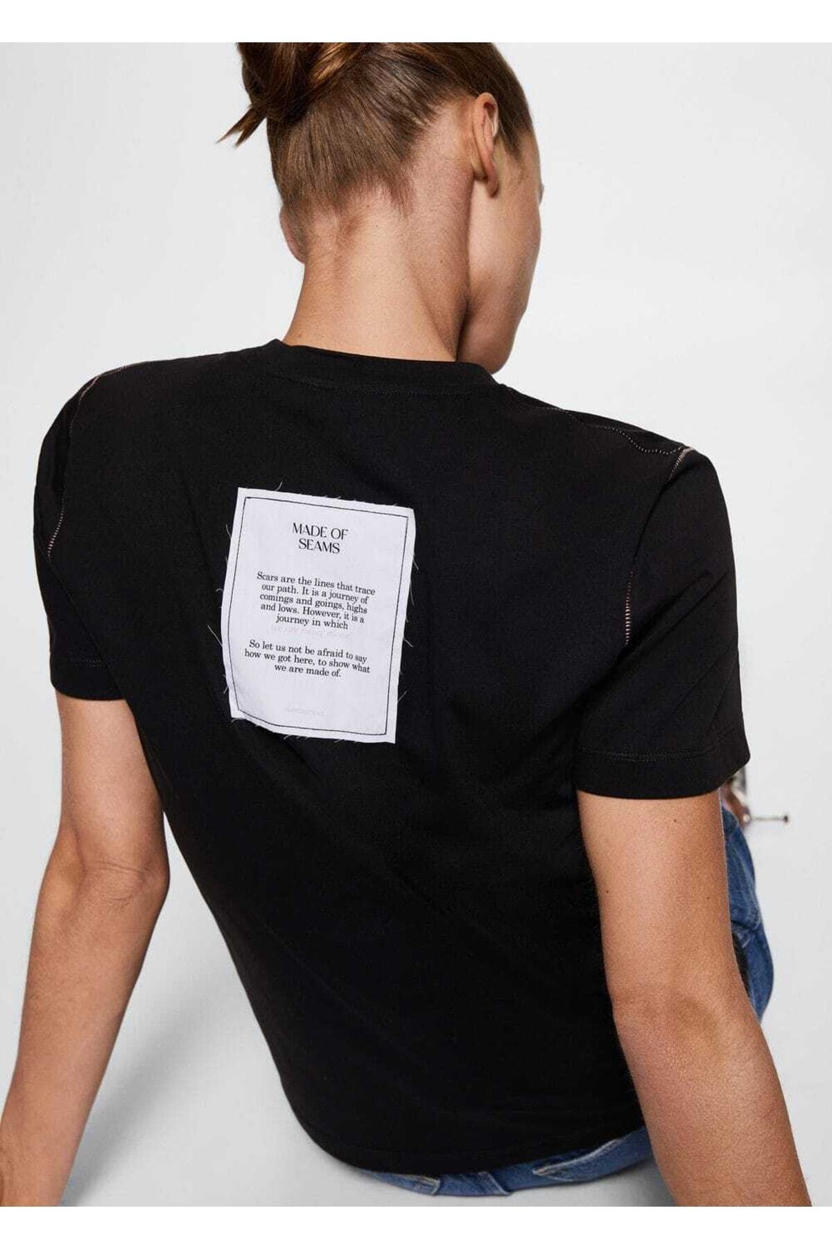 MANGO Woman-Solidarity T-Shirt with Message 7