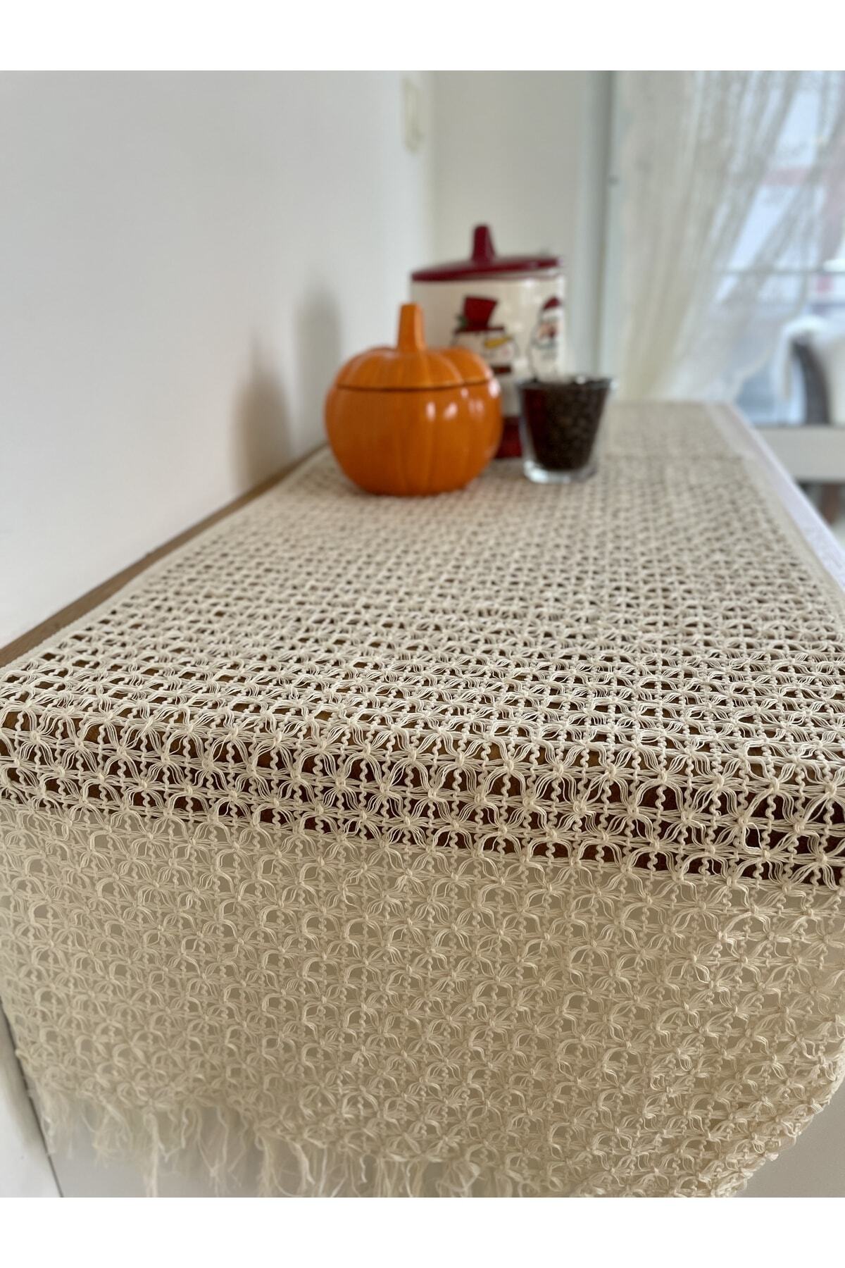 Decamor home-البوهيمي محبوك الدانتيل شرابة عداء إكرو 8