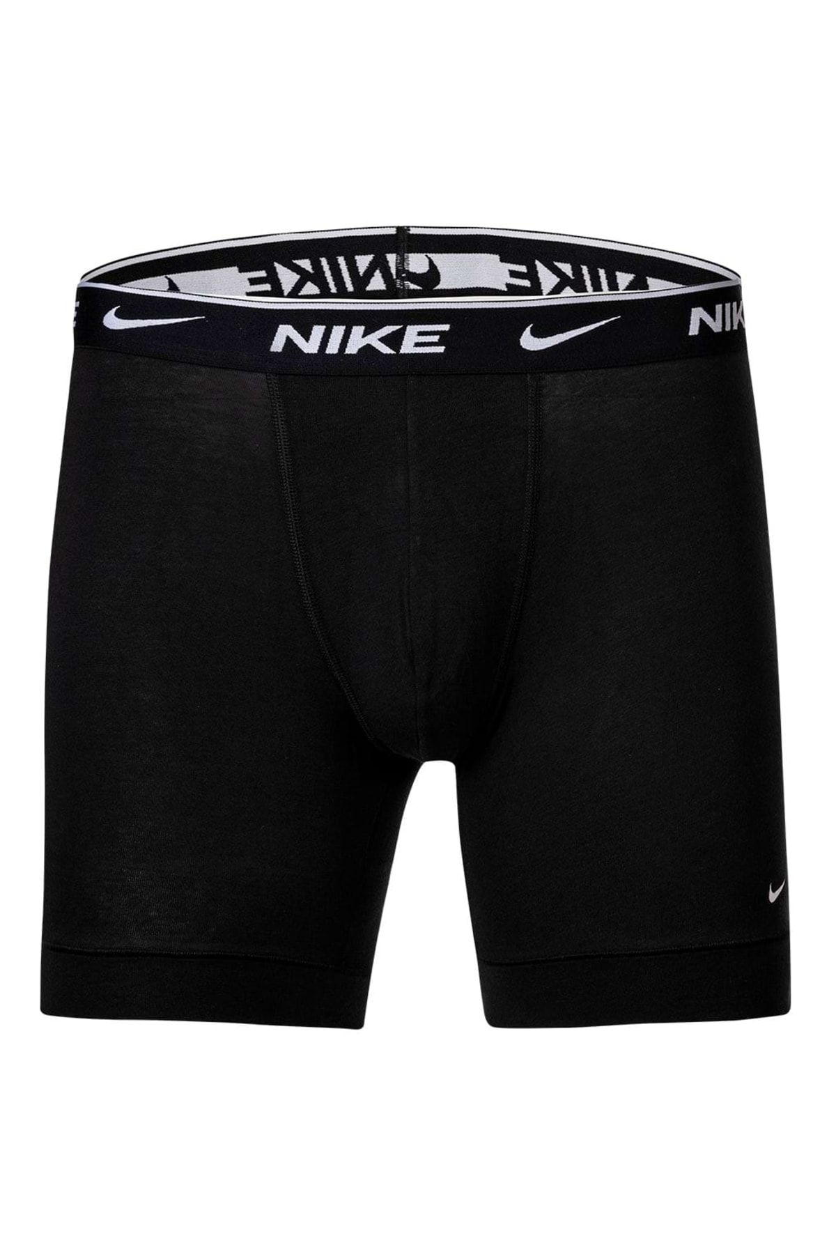 Nike-Herren Boxer Şort, 3'lü Paket - Boxer Şort, Pamuklu Streç, einfarbig 2