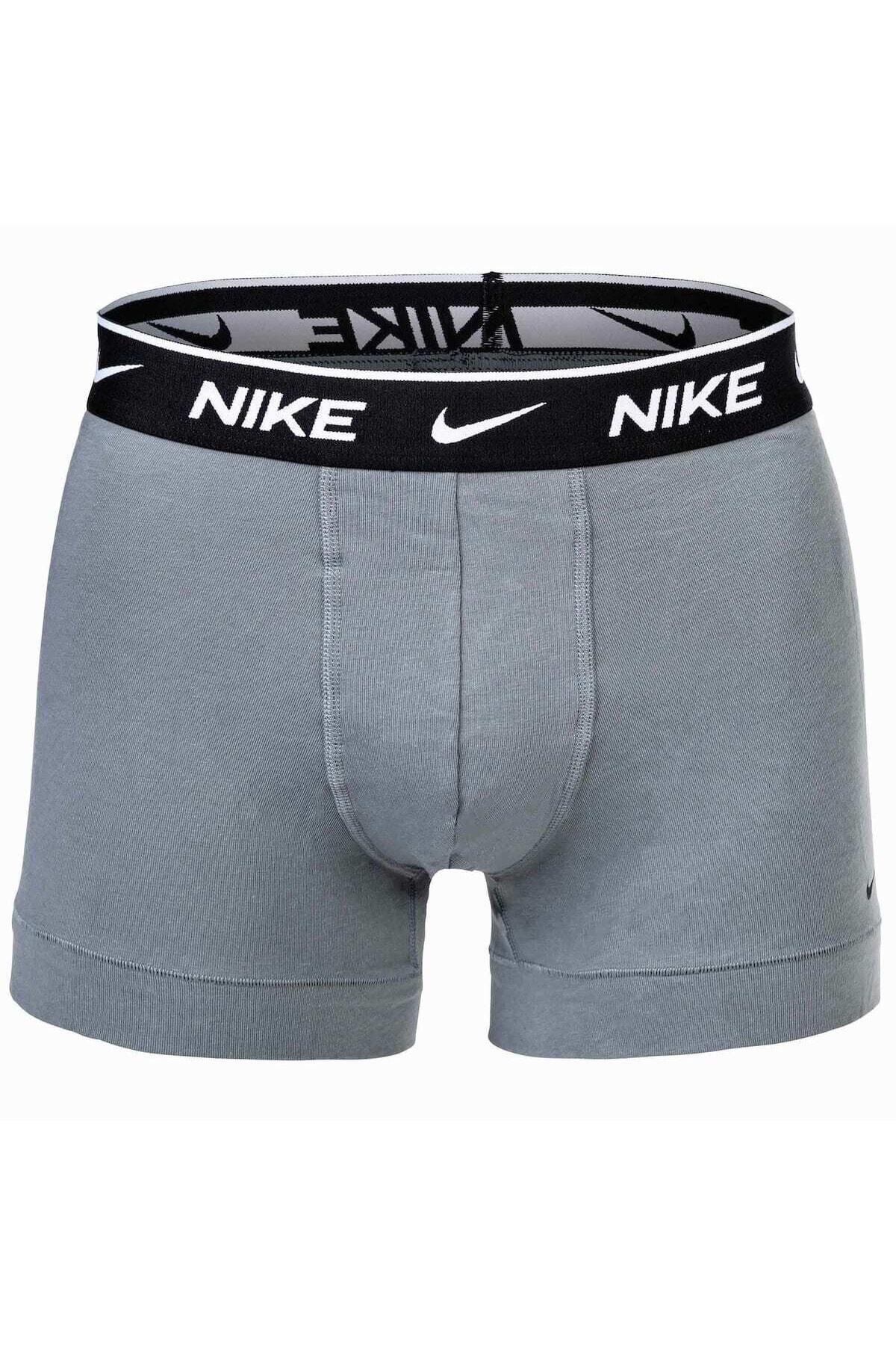 Nike-Herren Boxer Şort, 3'lü Paket - Şort, Logobund, Pamuklu Streç 5
