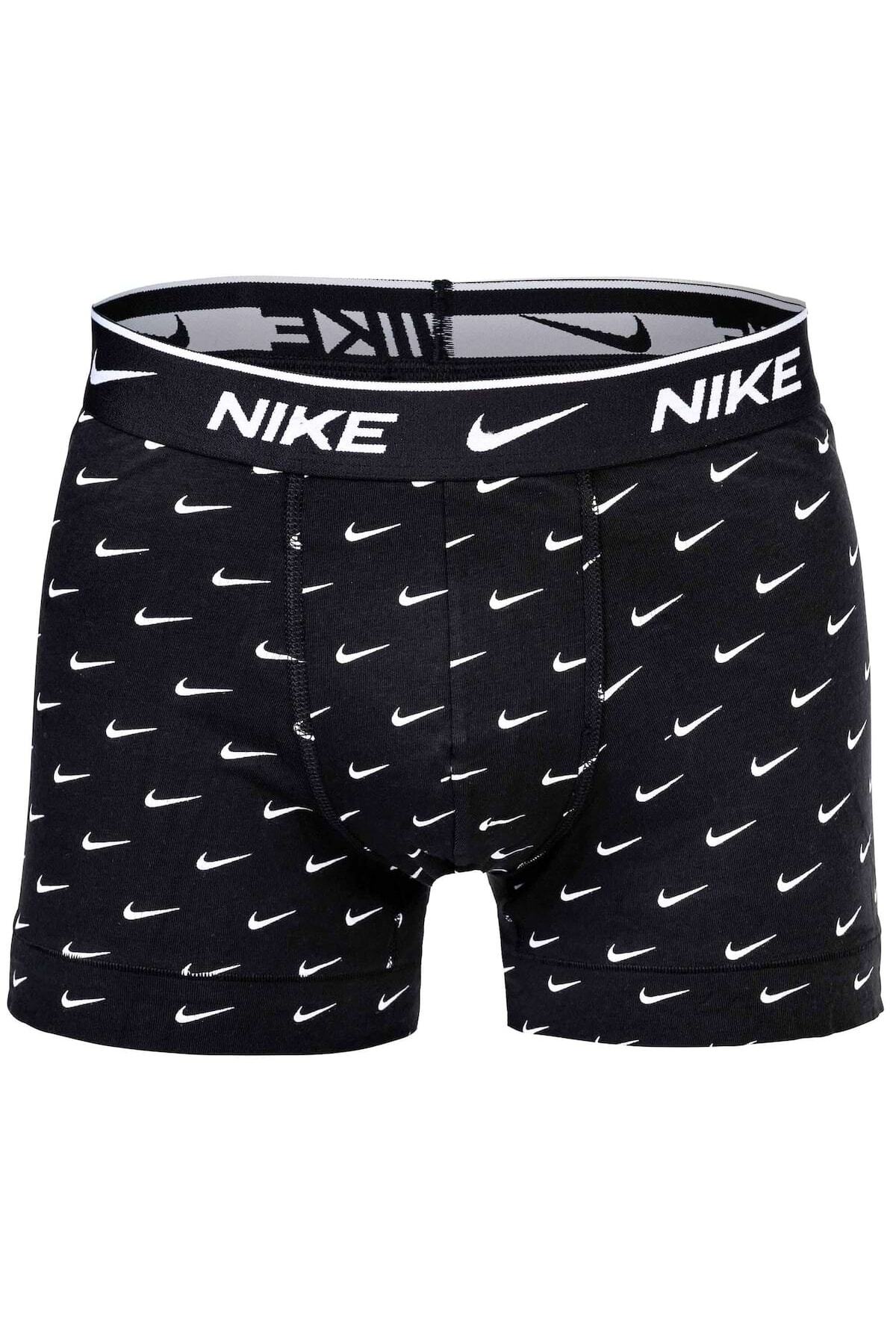 Nike-Herren Boxer Şort, 3'lü Paket - Şort, Logobund, Pamuklu Streç 8