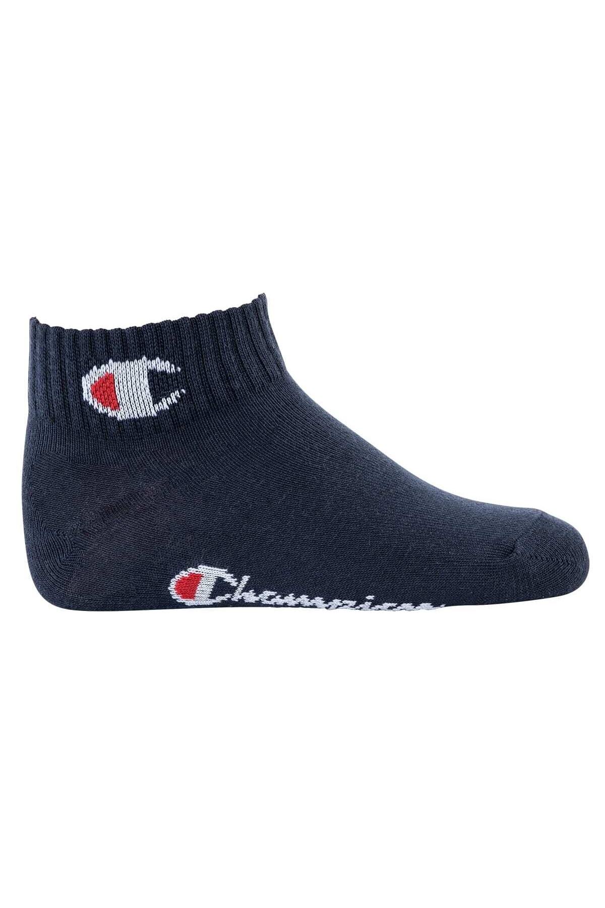 Champion-Kinder Socken, 3er Pack - Quarter, einfarbig 4