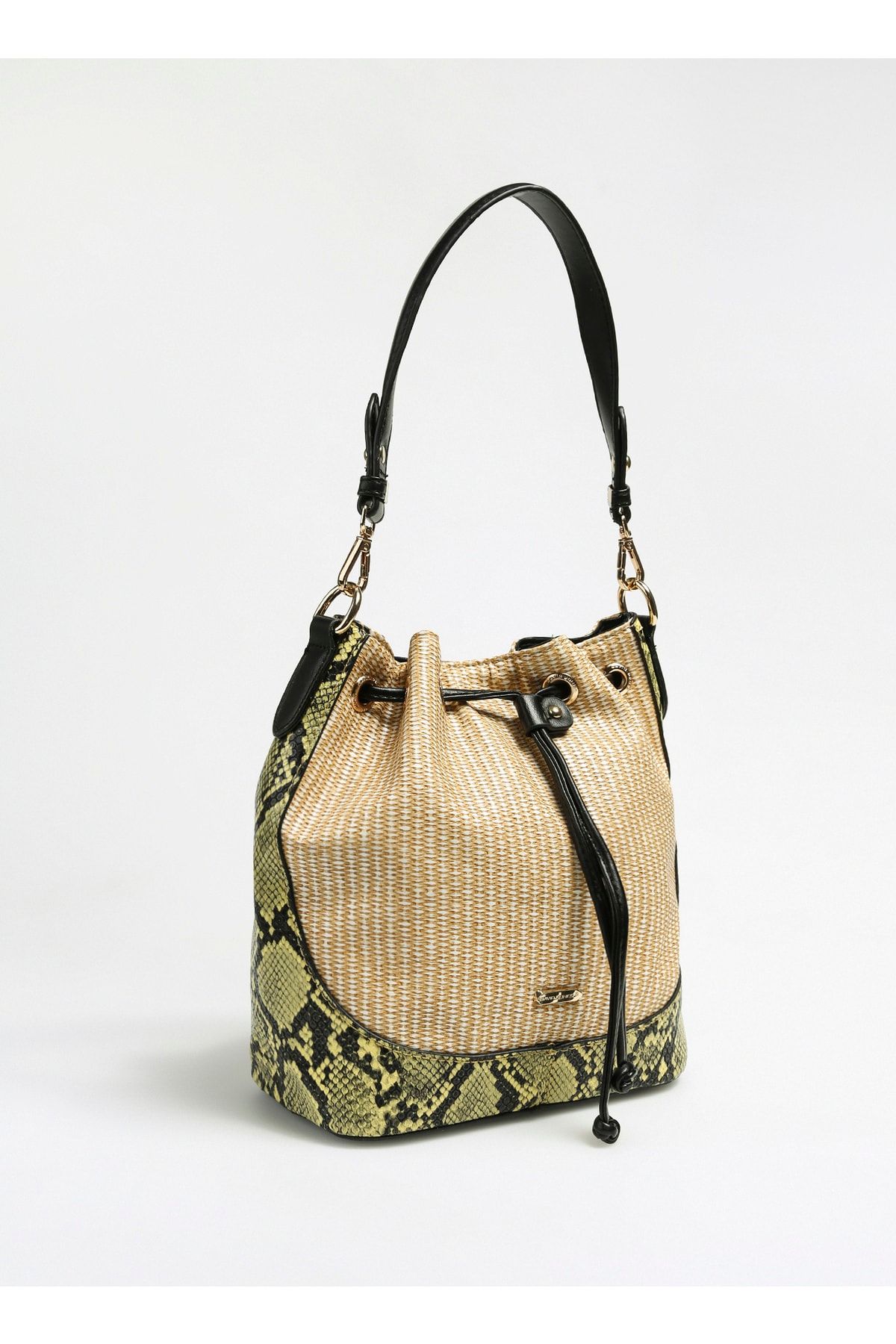 David Jones Shoulder Bag Yellow Trendyol