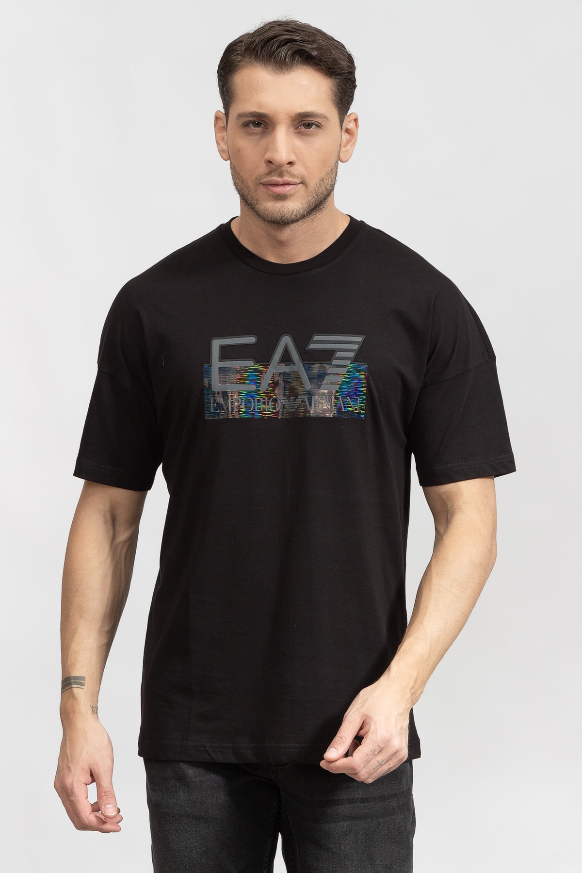 EA7 Erkek Bisiklet Yaka T-shirt6lpt28pj3bz
