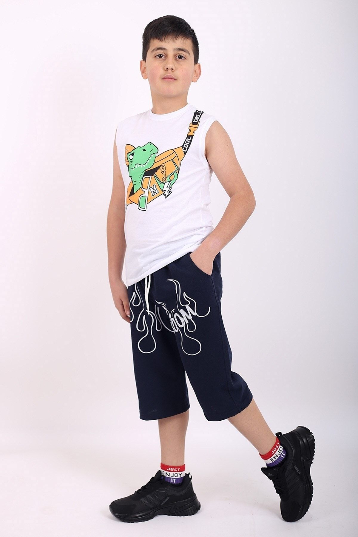 Adidas top dinosaur shirt