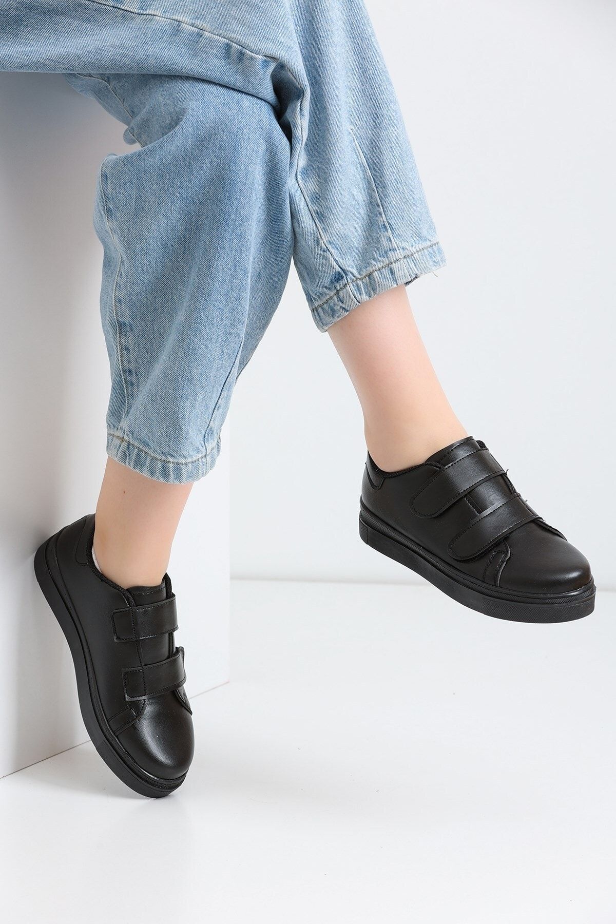 ALTUNTA Unisex Velcro Outdoor Sneaker Model Black Trendyol