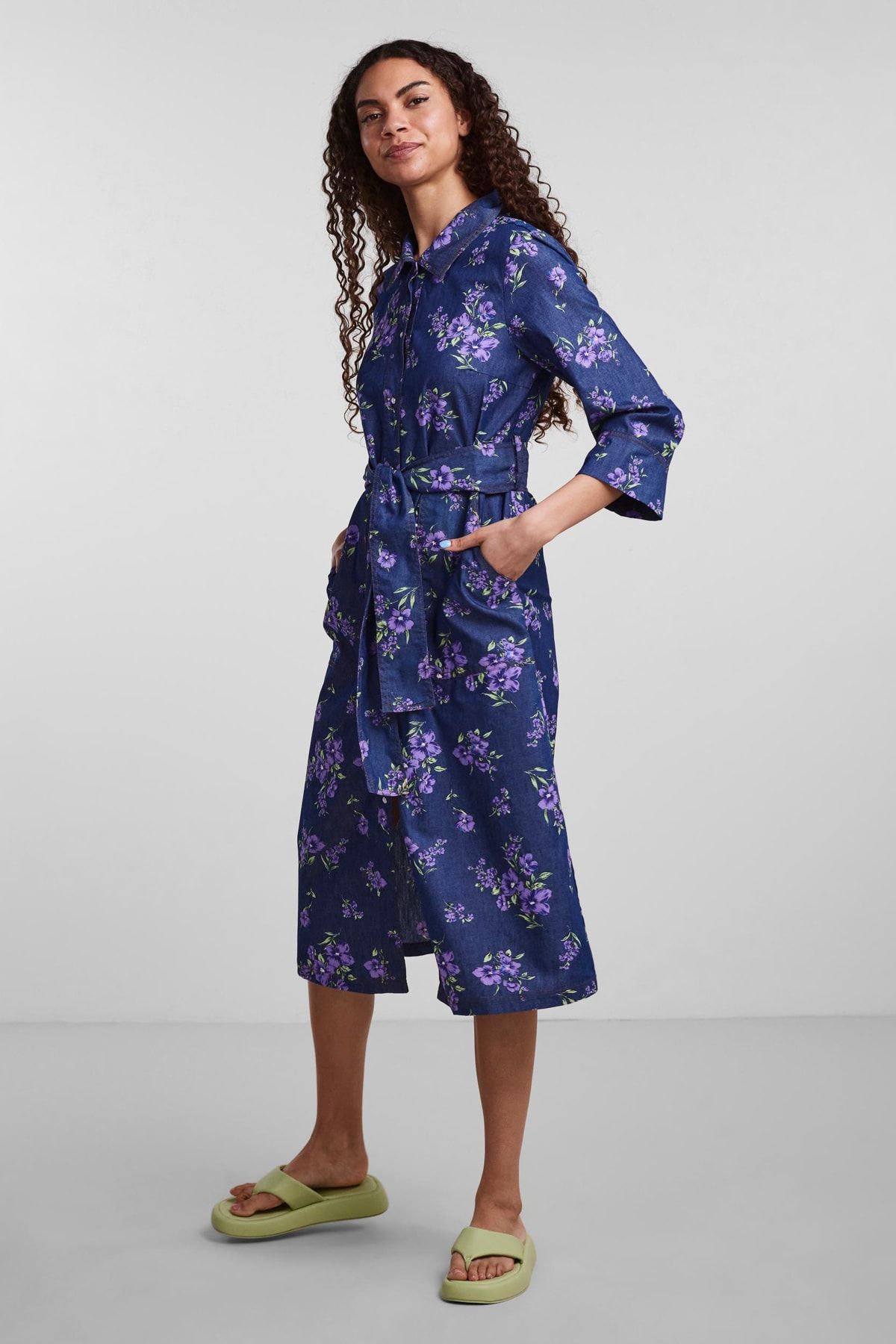 Y.A.S. Kleid Dunkelblau A-Linie Fast ausverkauft OB7728