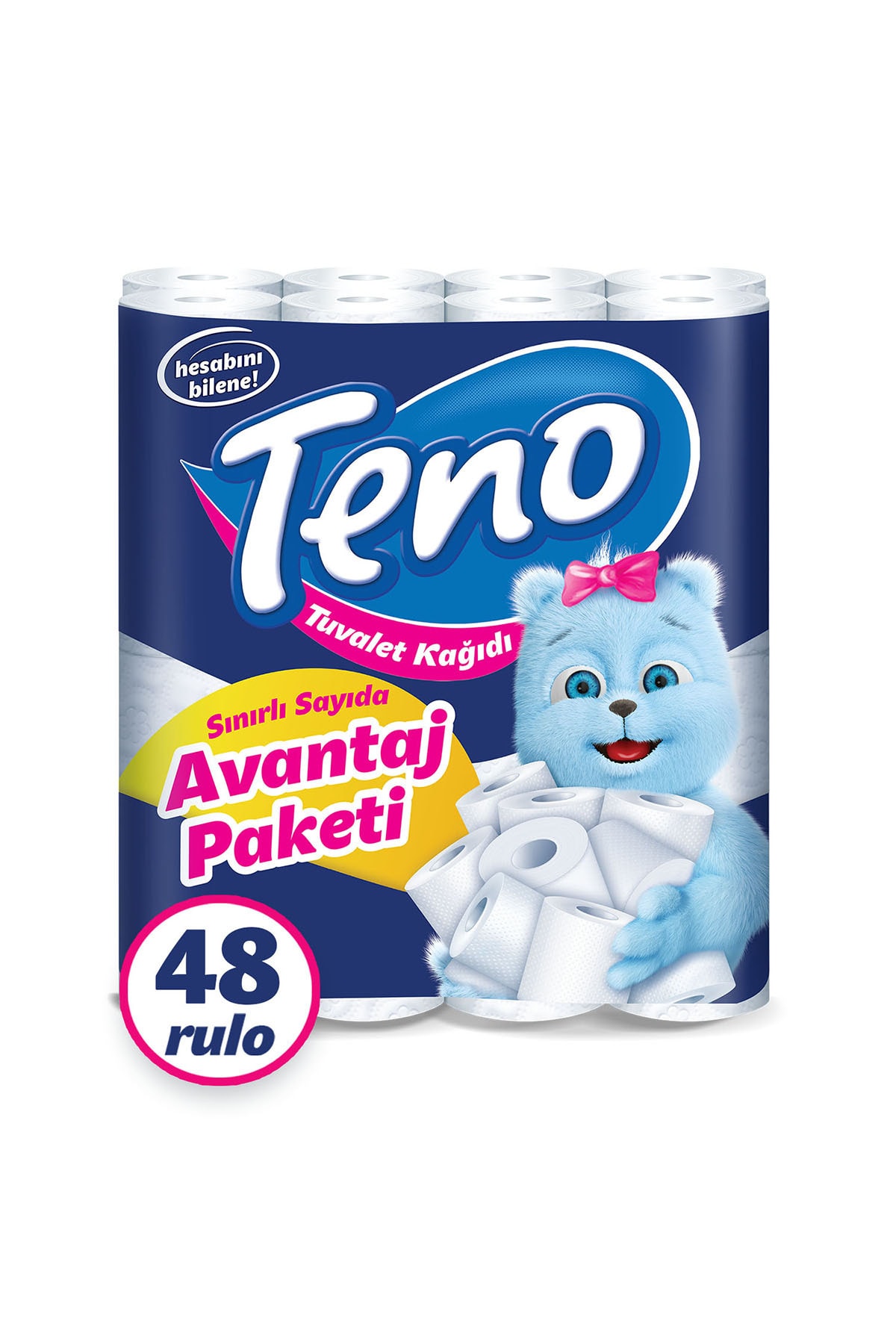 Afet Yardım Teno Avantaj Paket Tuvalet Kağıdı 48 Rulo