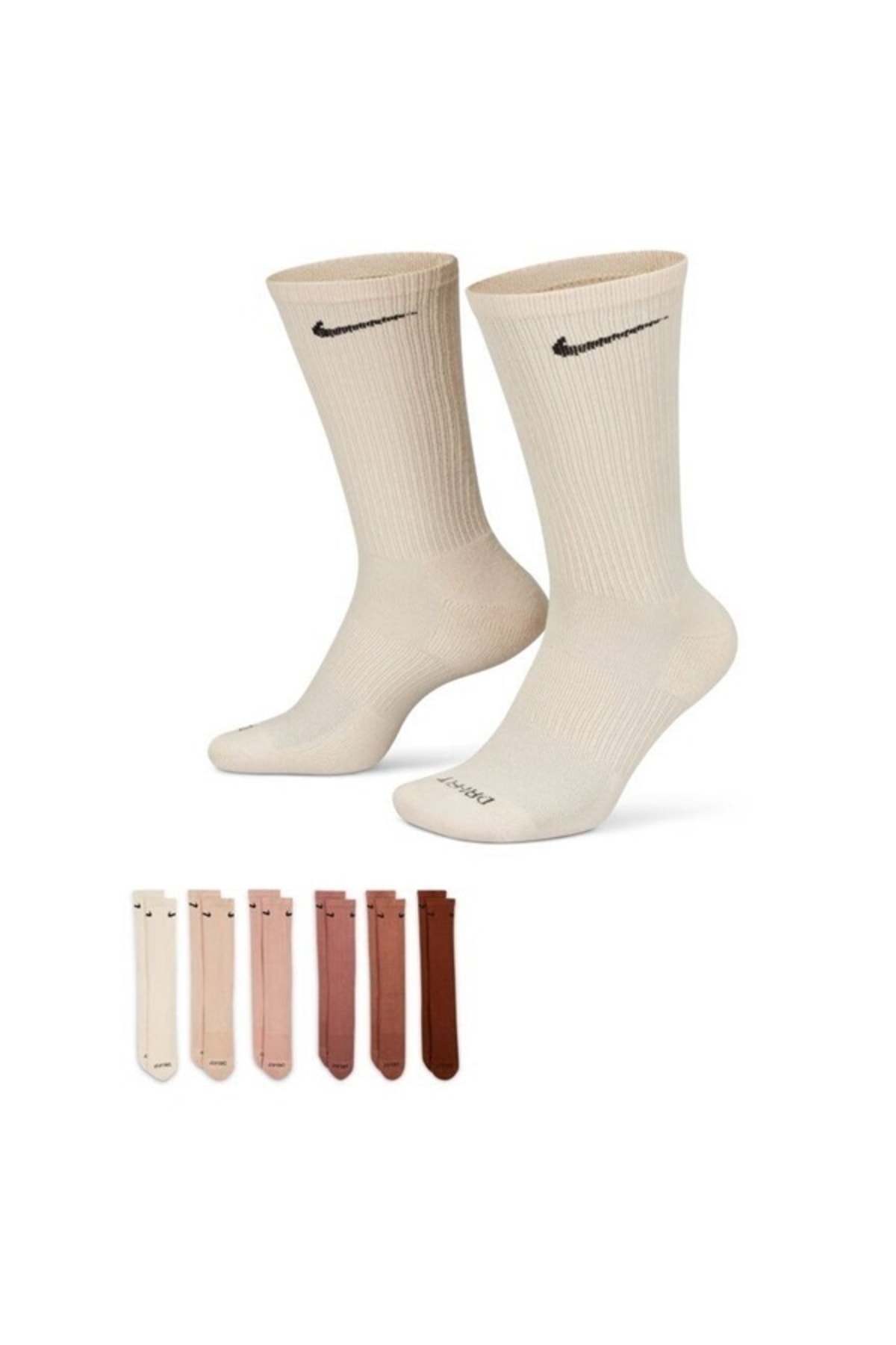 Nike Everyday Plus Cushioned Crew 6 Lı Spor Çorap