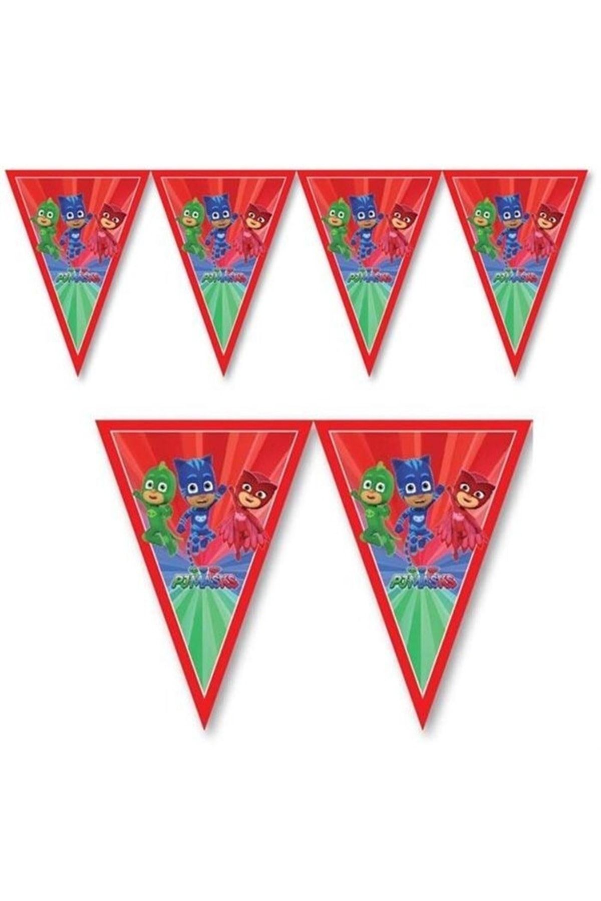 kullanatparti-Pj Masks Birthday Party Supplies Ornaments 32-Person Banner +pj Mask Birthday Concept P 4