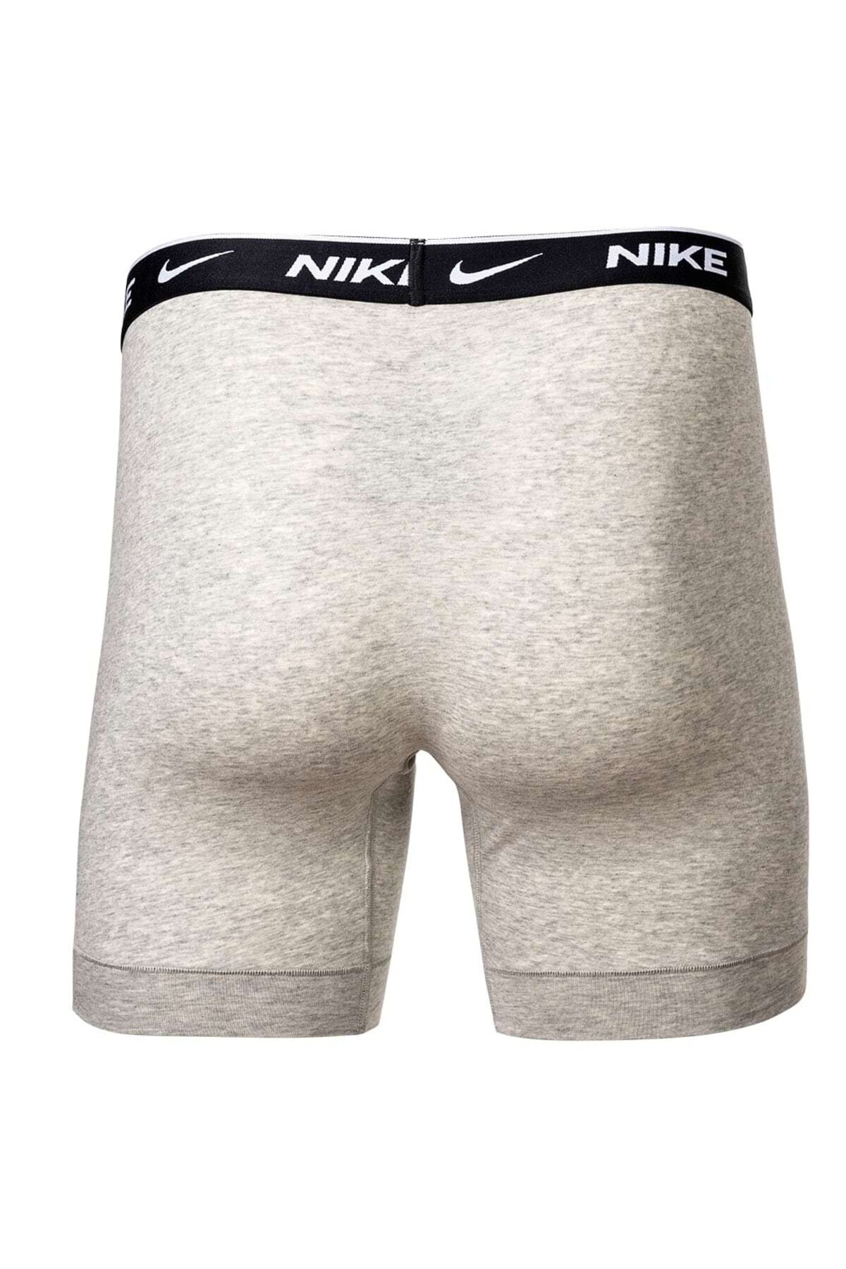 Nike-Herren Boxer Şort, 3'lü Paket - Boxer Şort, Pamuklu Streç, einfarbig 5