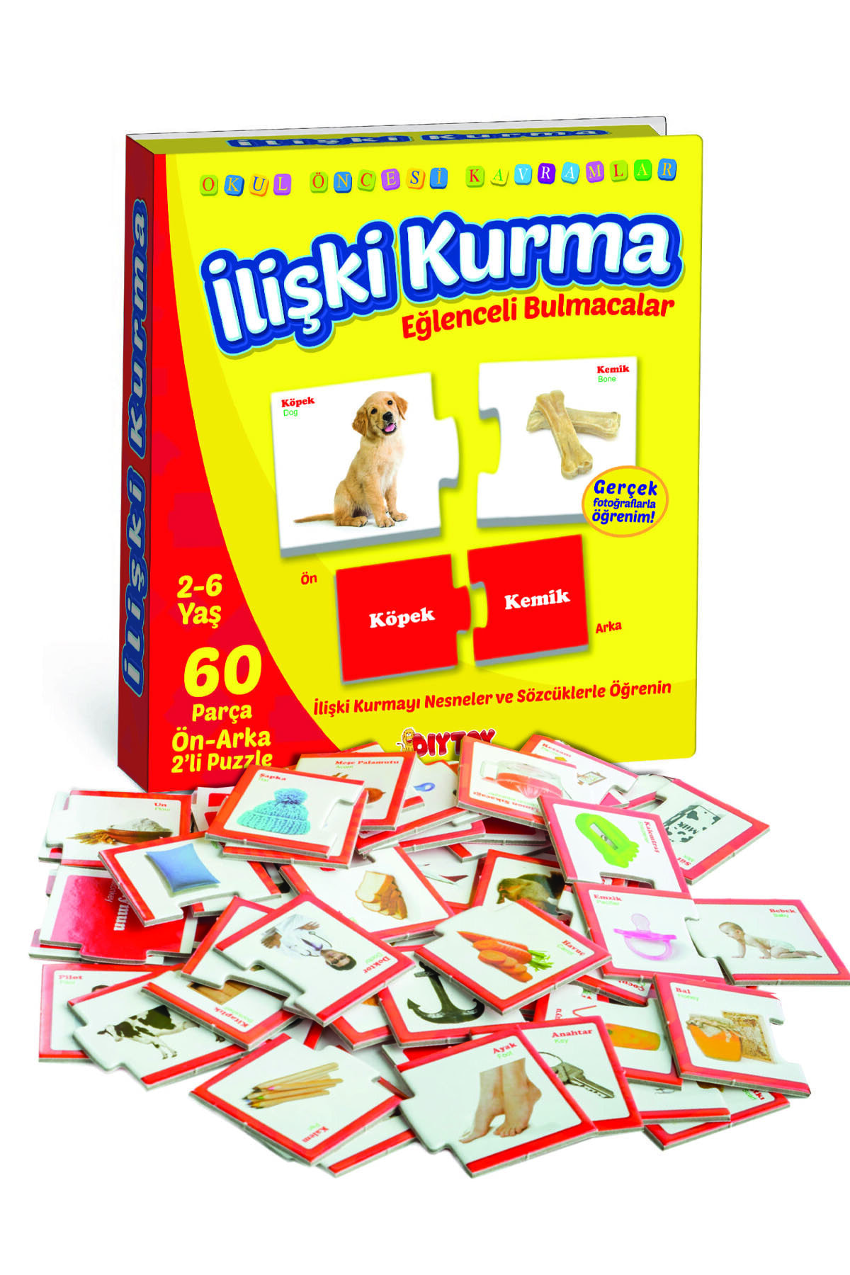 SAZE Ilişki Kurma Eğlenceli Bulmacalar Eğitici Oyuncak Set Puzzle