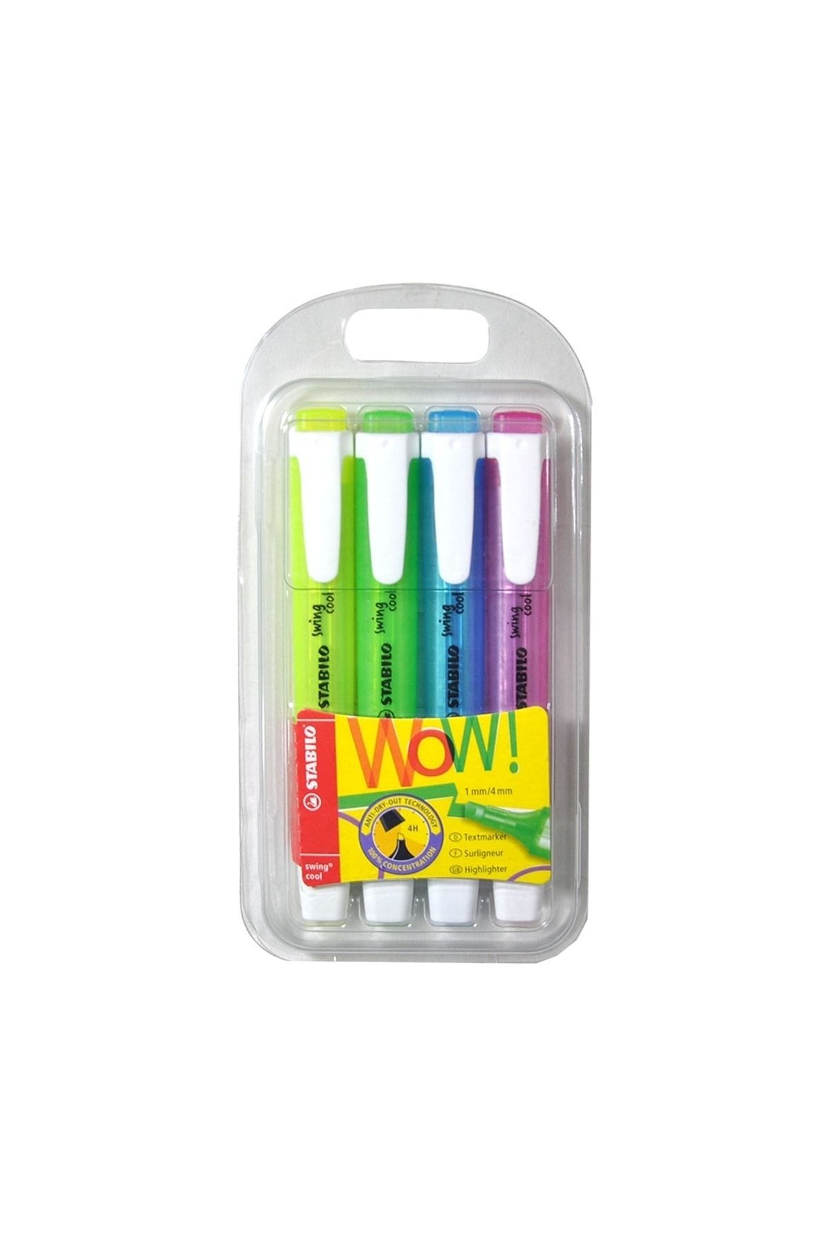 Stabilo Wow Swing Cool 4 Lü Paket 275/4