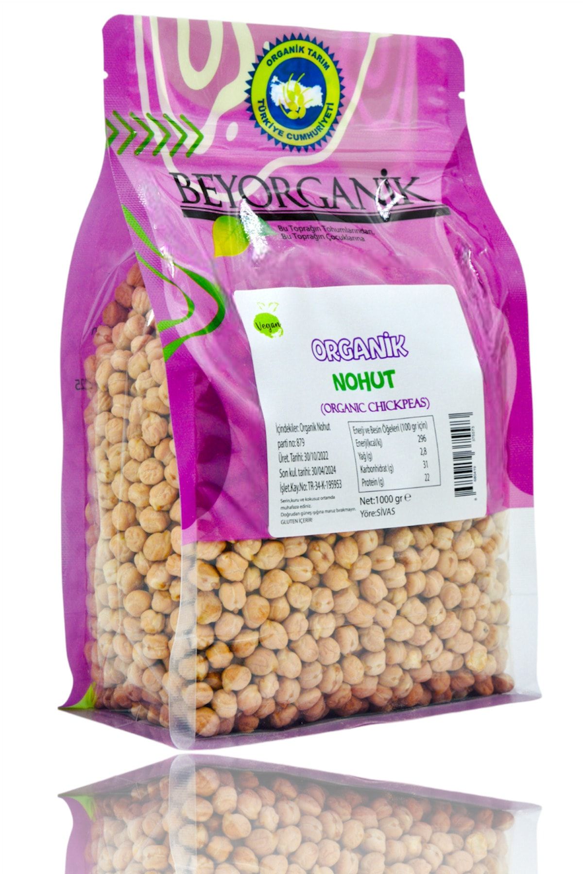 BEYORGANİK Nohut 1000gr
