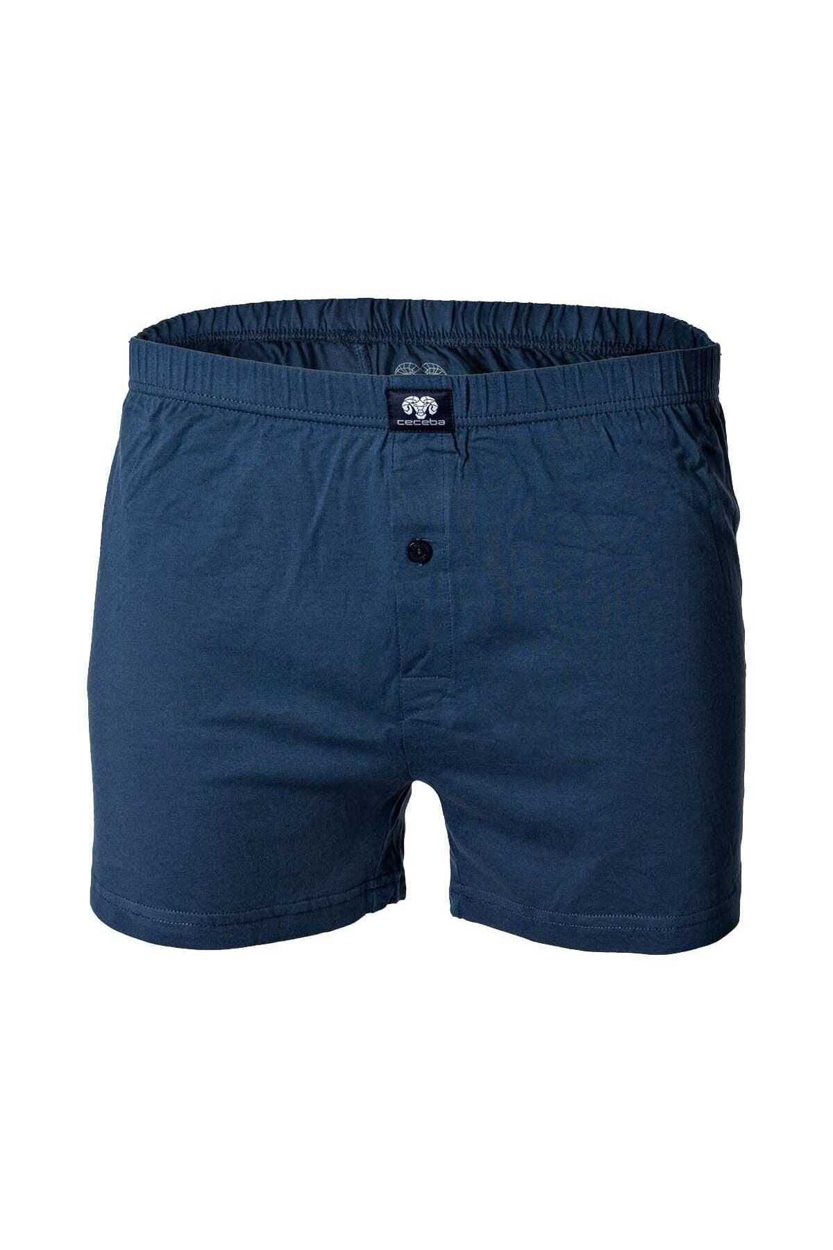 Ceceba-Herren Shorts, 2er Pack - Boxershort, Basic, Baumwolle, M-8XL, einfarbig 2