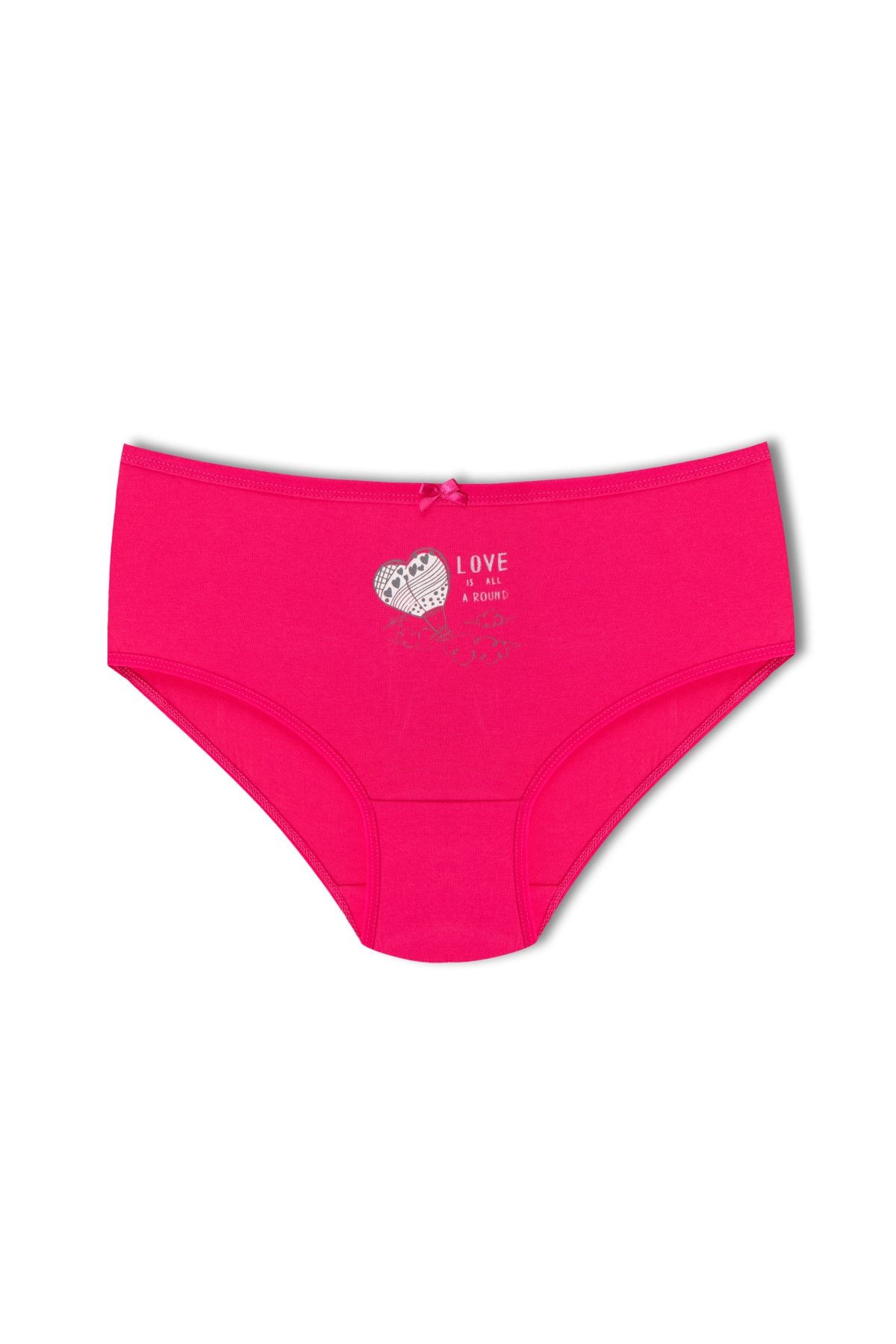 HNX-3-Piece Cotton Patterned High Waist Plus Size Panties 4