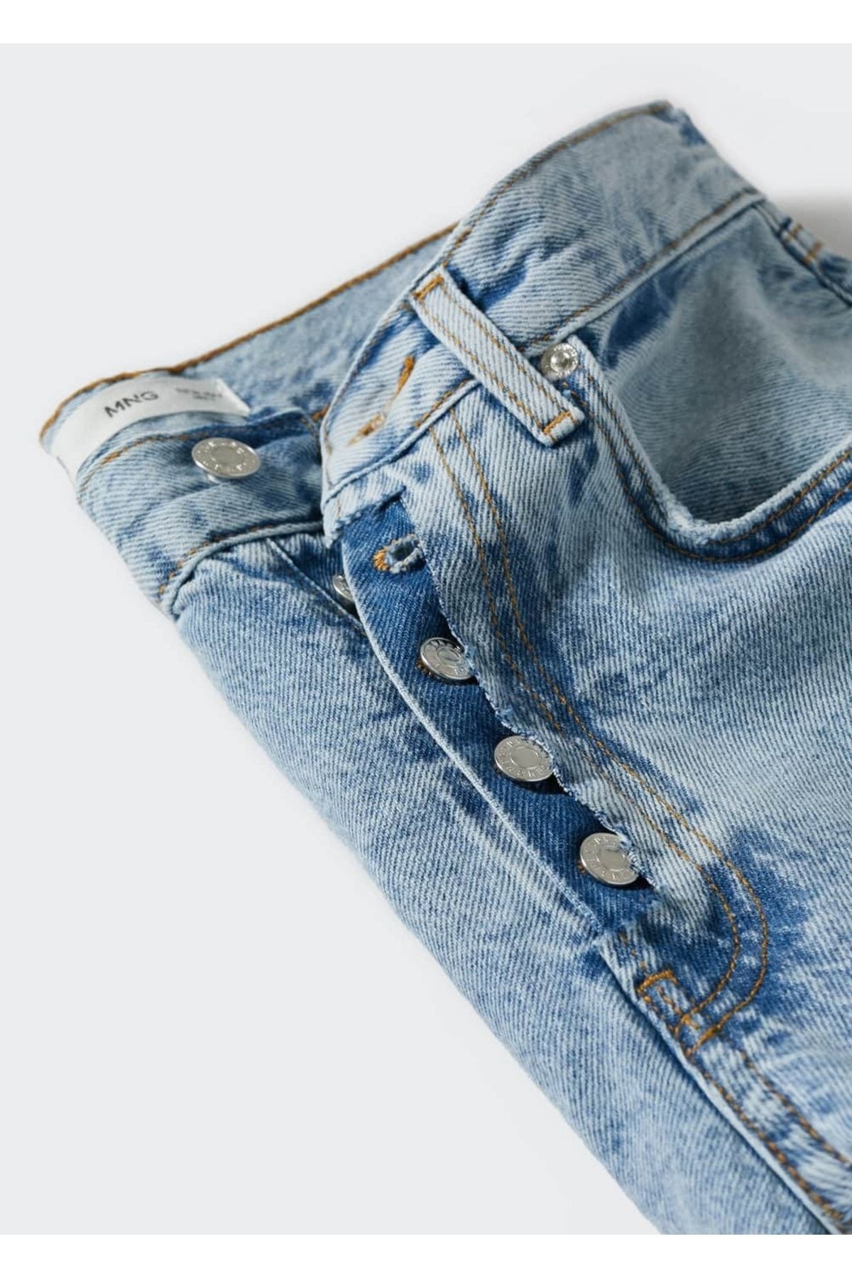 Düz Kesim Crop Jean