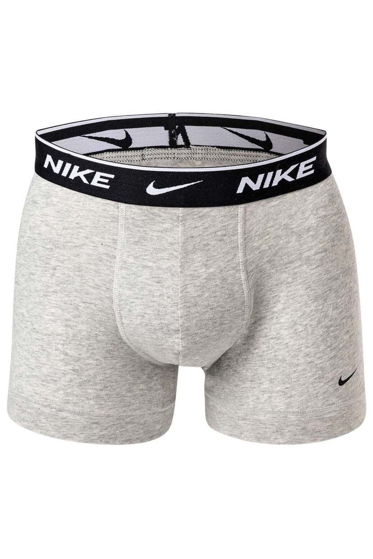 Nike-Herren Boxer Şort, 3'lü Paket - Şort, Logobund, Pamuklu Streç 4