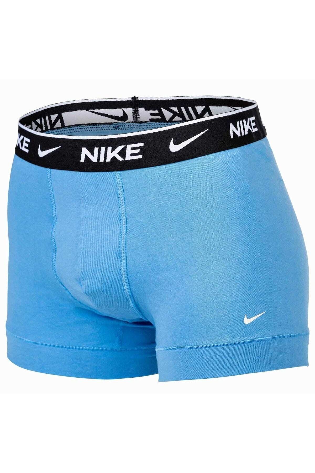 Nike-Herren Boxer Şort, 3'lü Paket - Şort, Logobund, Pamuklu Streç 4