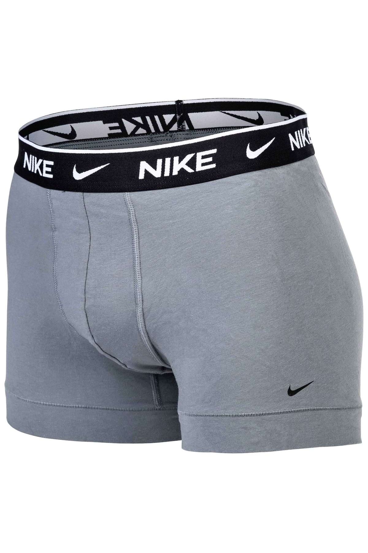 Nike-Herren Boxer Şort, 3'lü Paket - Şort, Logobund, Pamuklu Streç 7