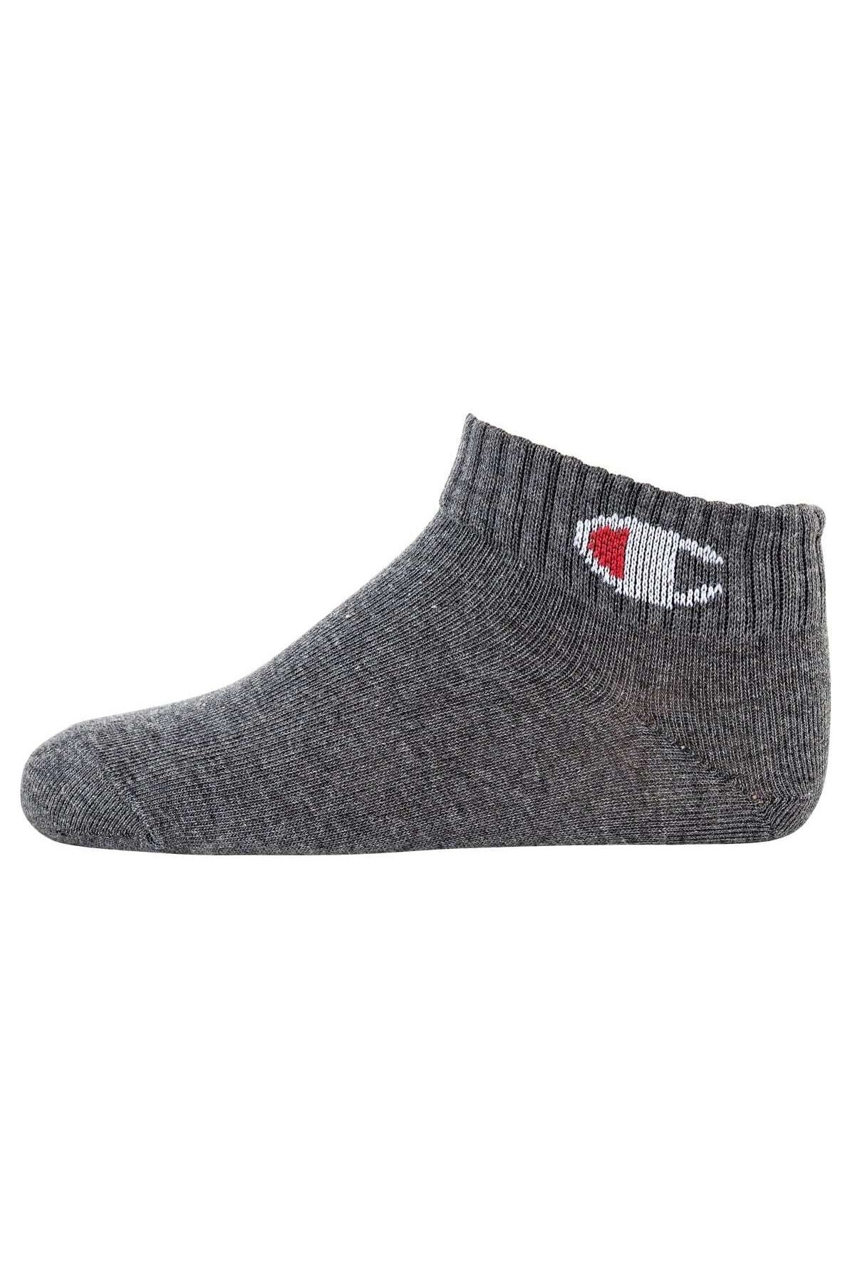 Champion-Kinder Socken, 3er Pack - Quarter, einfarbig 3