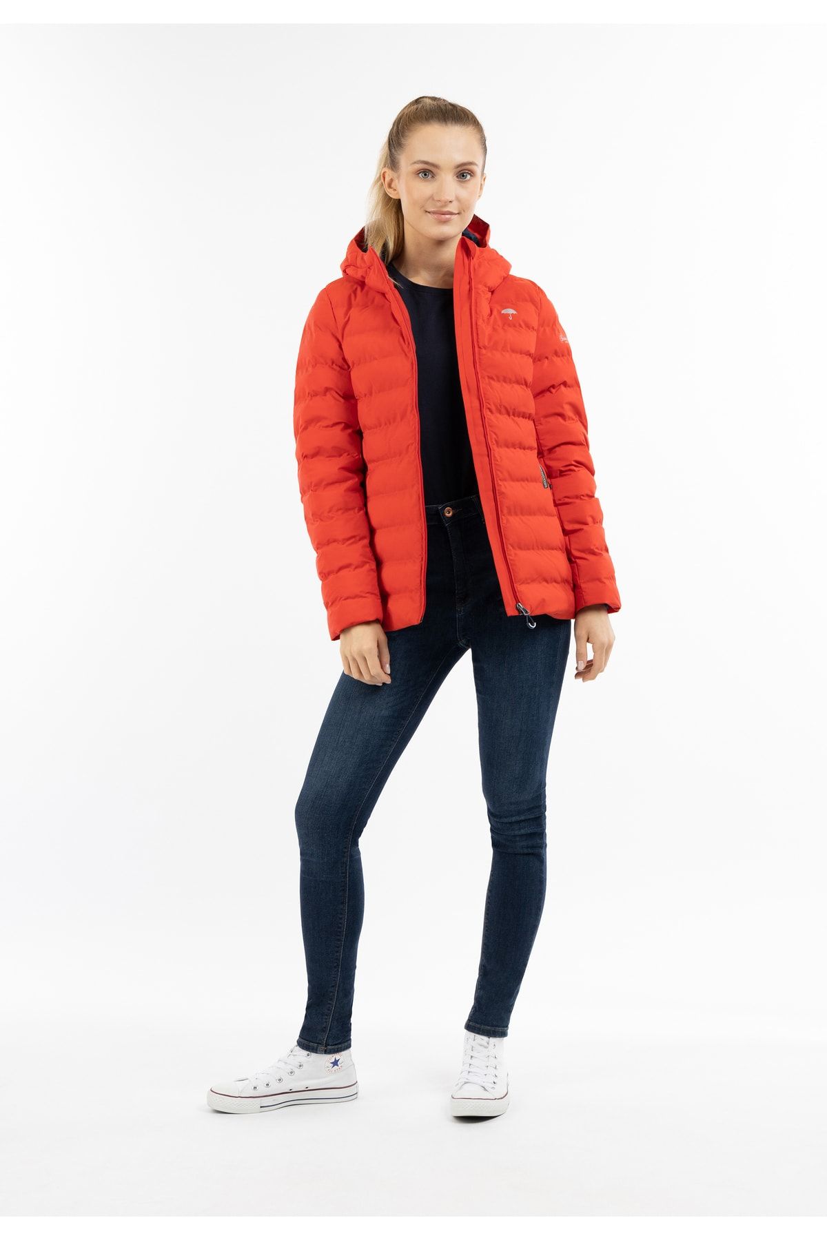 Schmuddelwedda Winterjacke Rot Parka