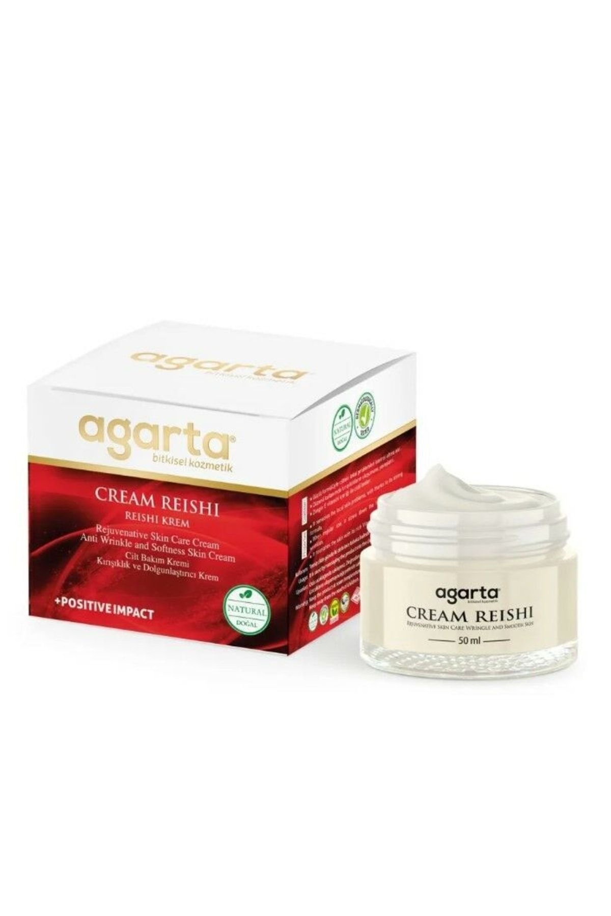Agarta Doğal Yaşlanma Karşıtı Reishi Krem 50ml - Fiyatı, Yorumları