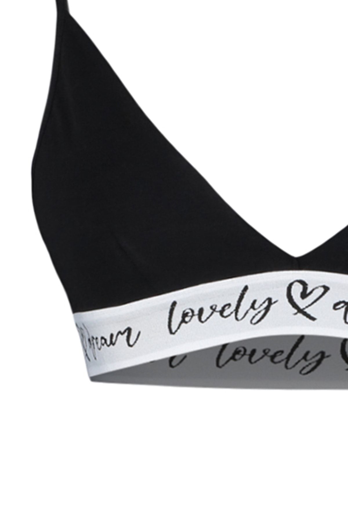 Trendyol Collection-Black Cotton Knitted Lingerie Set with String Straps - THMSS23CC00102 8