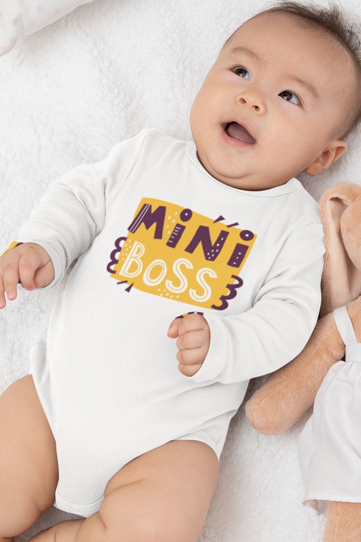 Overoz Organic 100 Cotton Mini Boss Boss Long Sleeve Baby