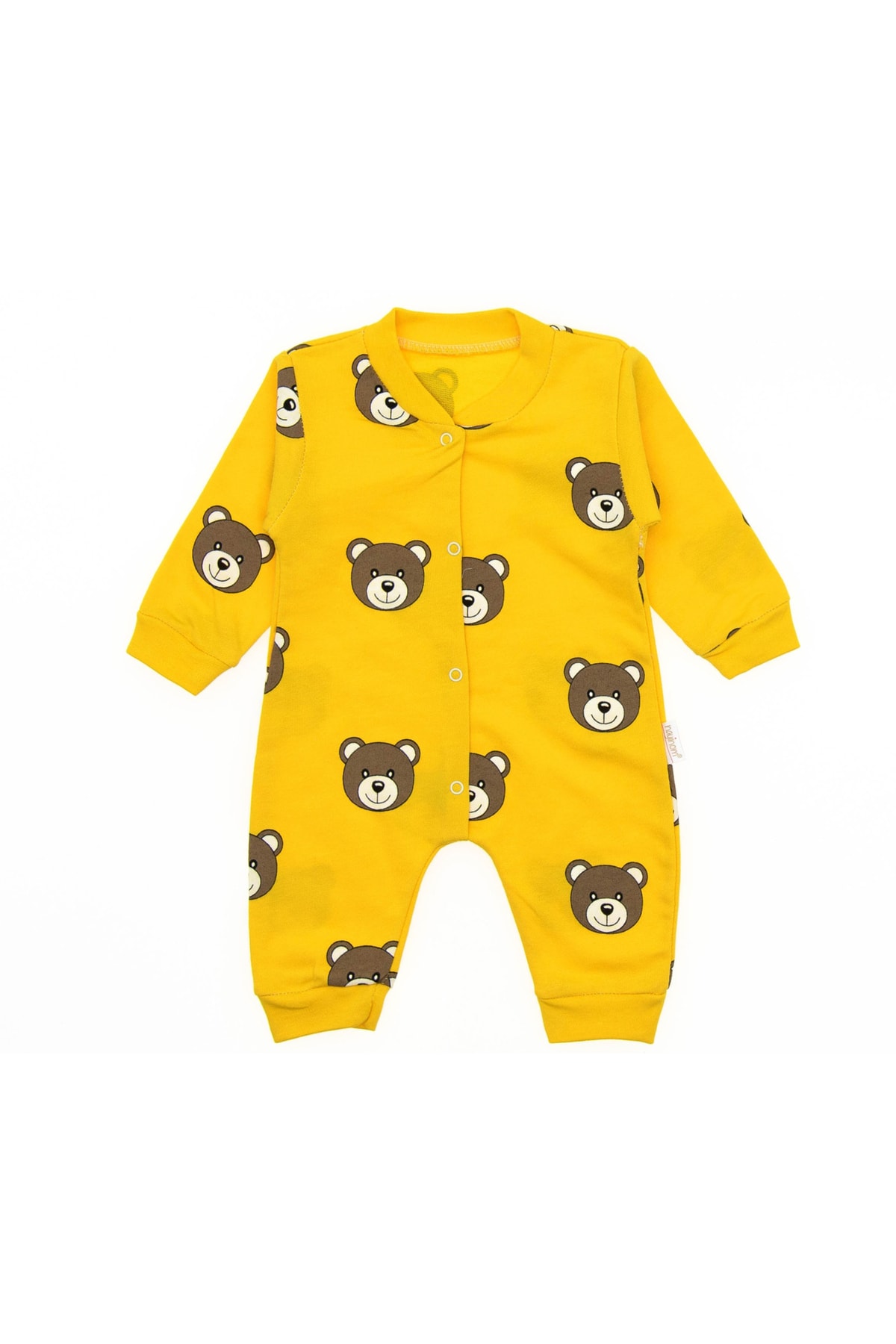 Nayinom Ayıcık Desenli Çıtçıtlı Bebek Tulum (3 Lü Set) Zyn229088 fotoğrafı 3 (önizleme)