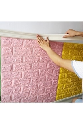 Renkli Duvarlar Beyaz 8x110 Cm Kendinden Yapışkanlı Duvar Kağıdı Kenar Çıtası