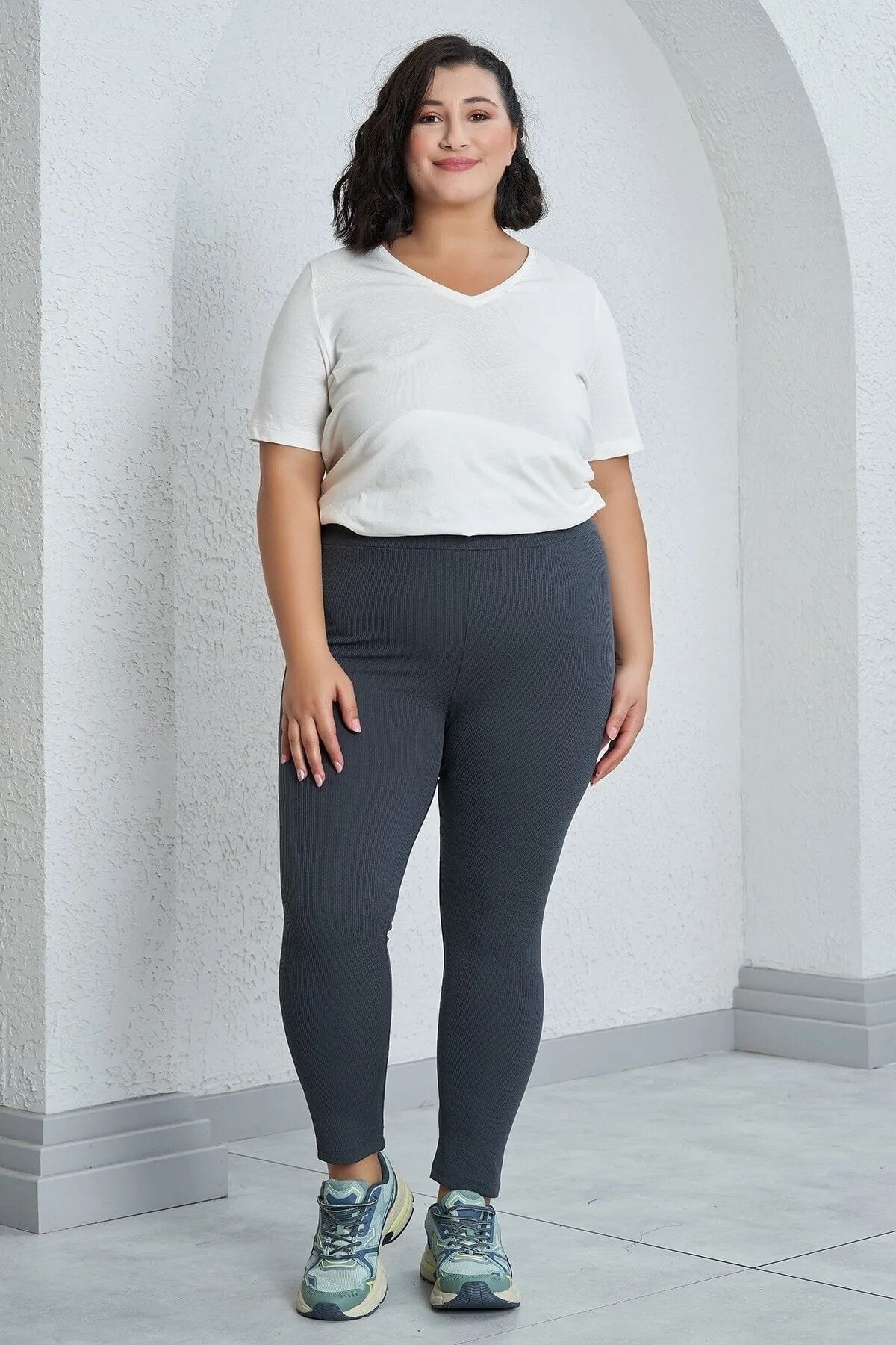 Plus size shop ribbed tights