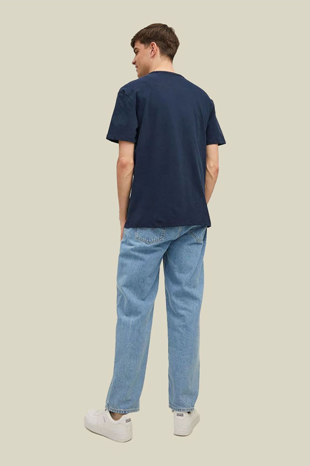 تی شرت آبی مردانه Jack Jones تیشرت ۱۲۲۱۴۰۶۶ Jack & Jones