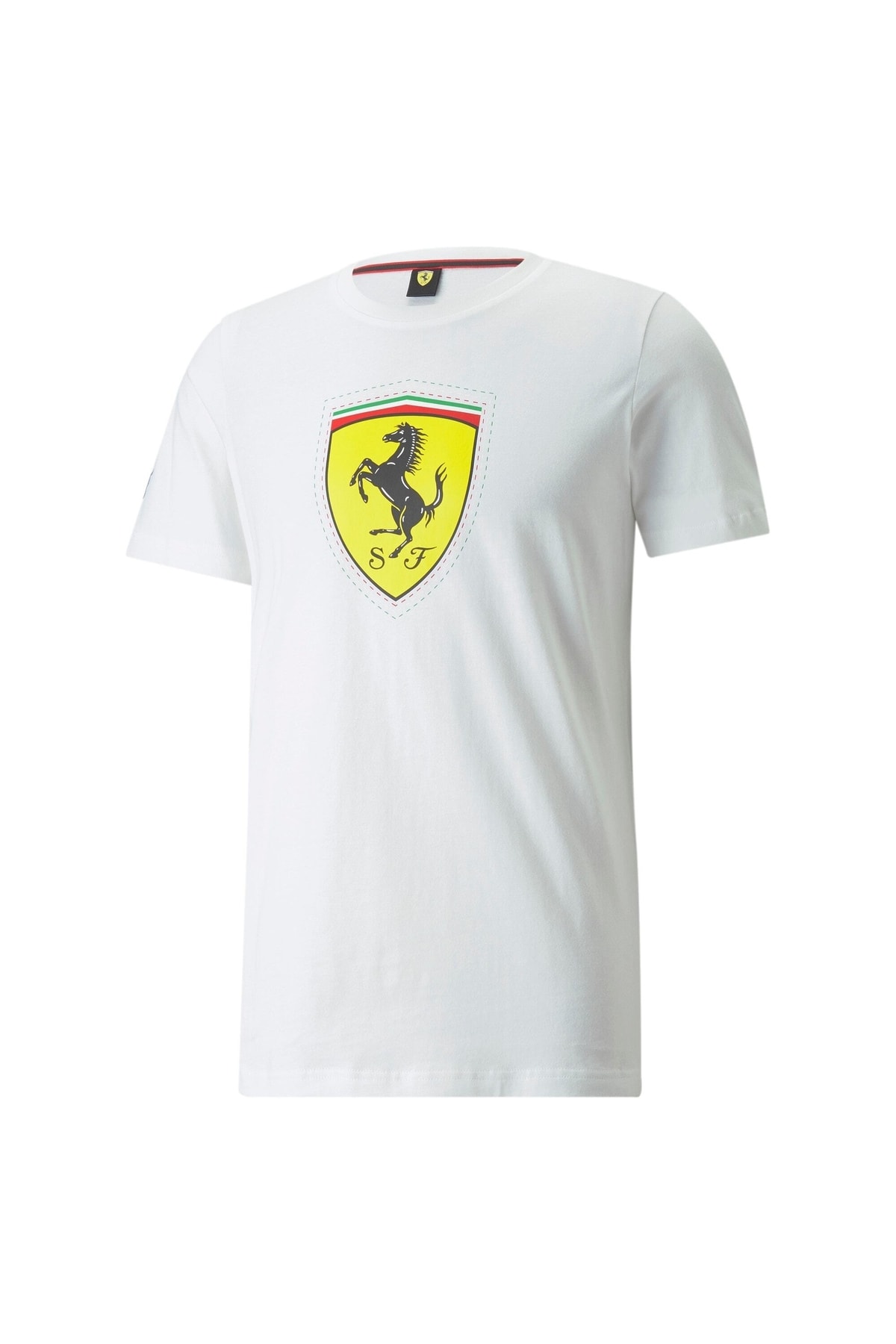 Puma Scuderıa Ferrarı Race Renkli Armalı Erkek T-shirt