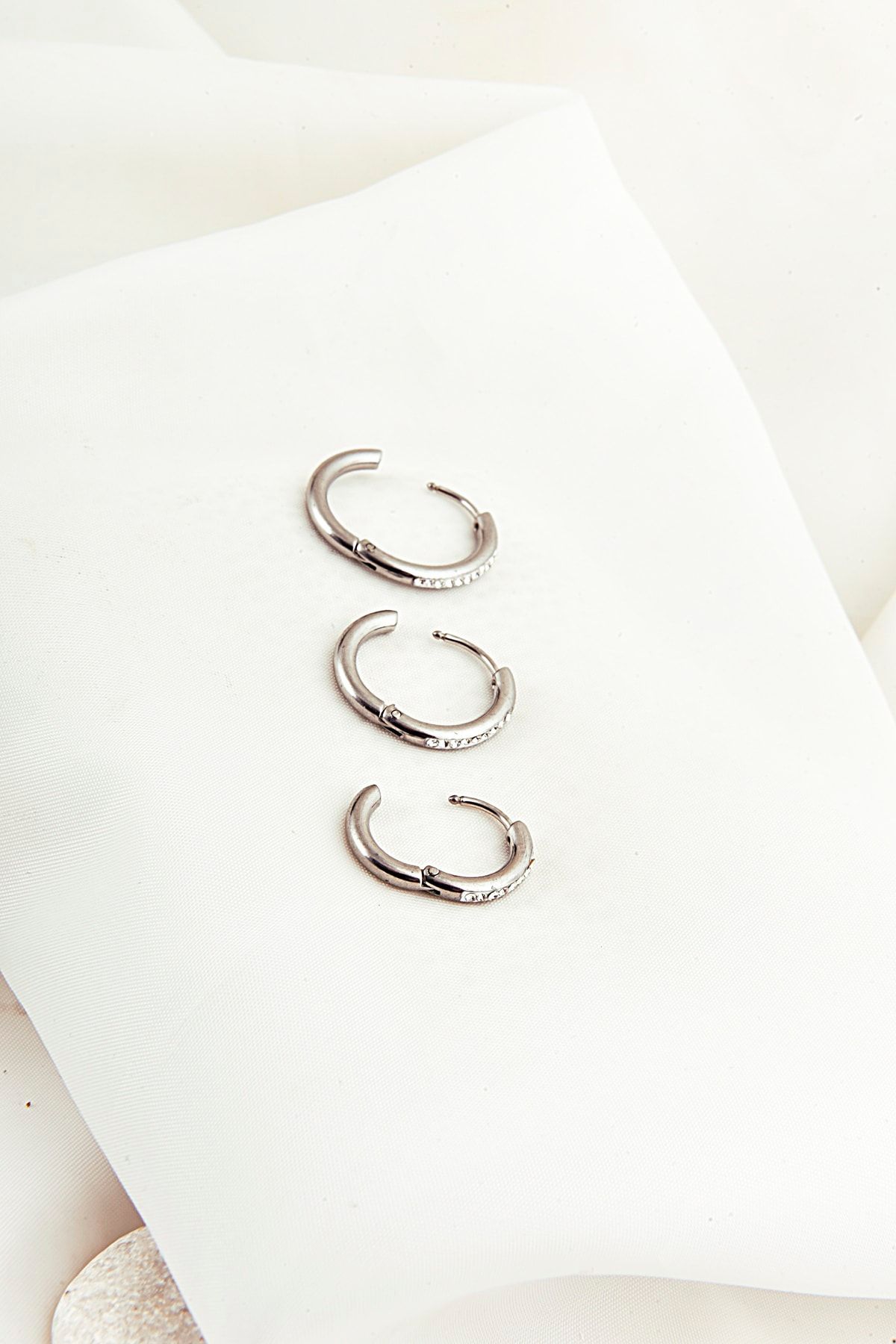 Steel deals ring size