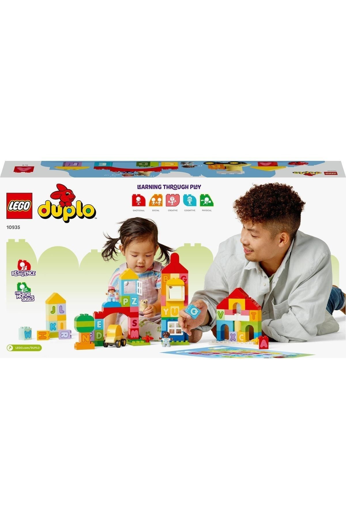 لگو مدل DUPLO® Classic Alfabe Kasabası: مجموعه ساختنی آموزشی برای کودکان 2 سال به بالا با 87 قطعه LEGO