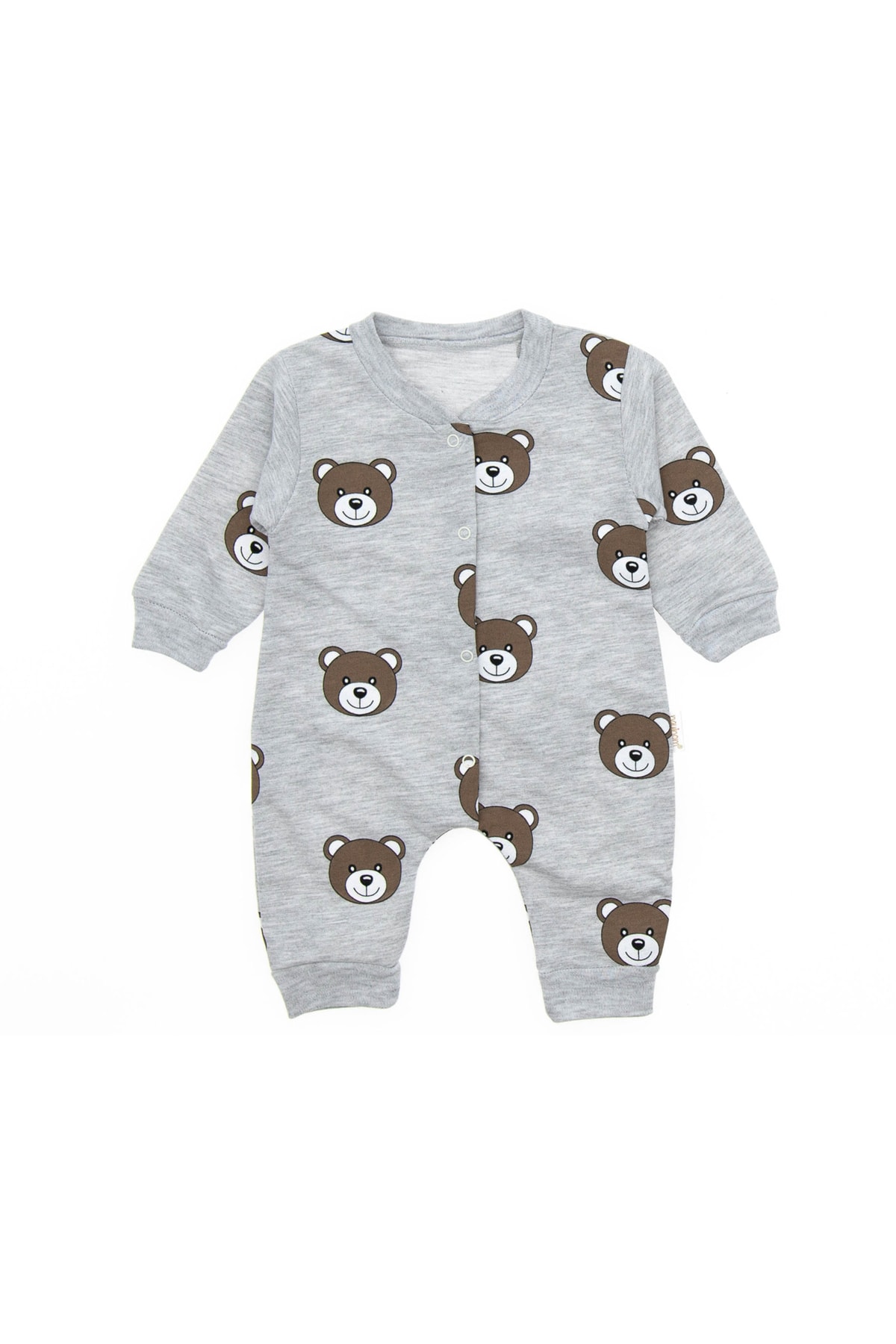 Nayinom Ayıcık Desenli Çıtçıtlı Bebek Tulum (3 Lü Set) Zyn229088 fotoğrafı 4 (önizleme)