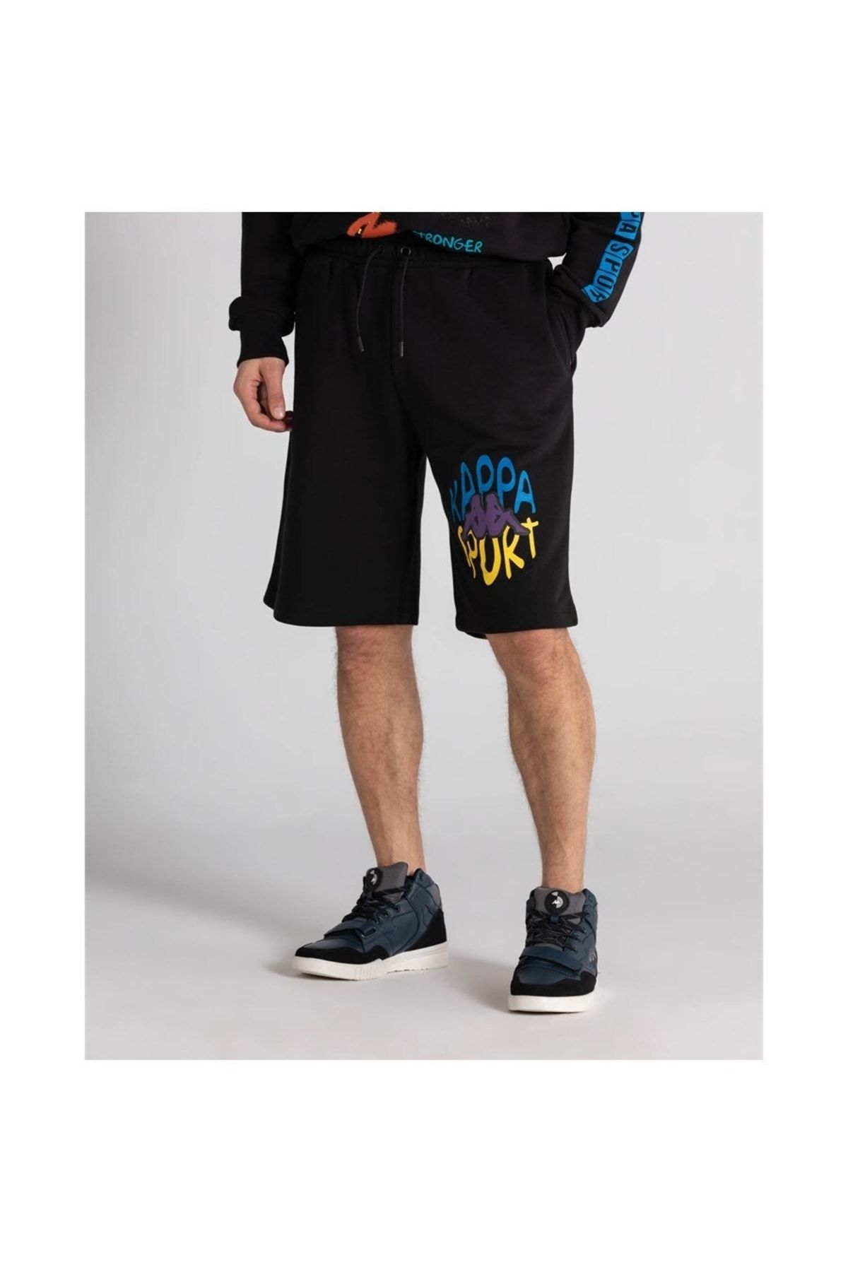 Kappa Shorts Black Trendyol