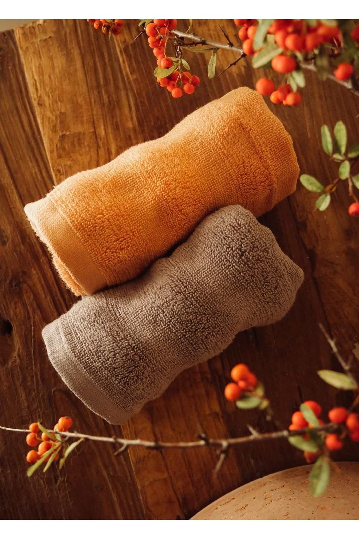 The Mia Fine Cotton Terracotta Hand Towel 50x30 Cm Trendyol