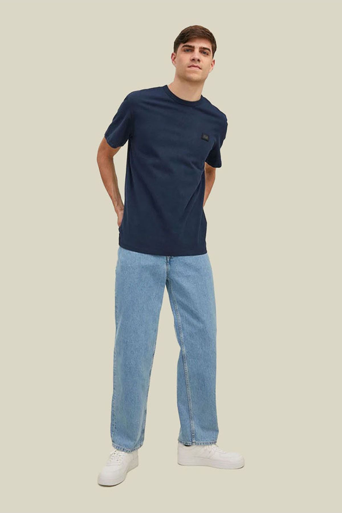 تی شرت آبی مردانه Jack Jones تیشرت ۱۲۲۱۴۰۶۶ Jack & Jones