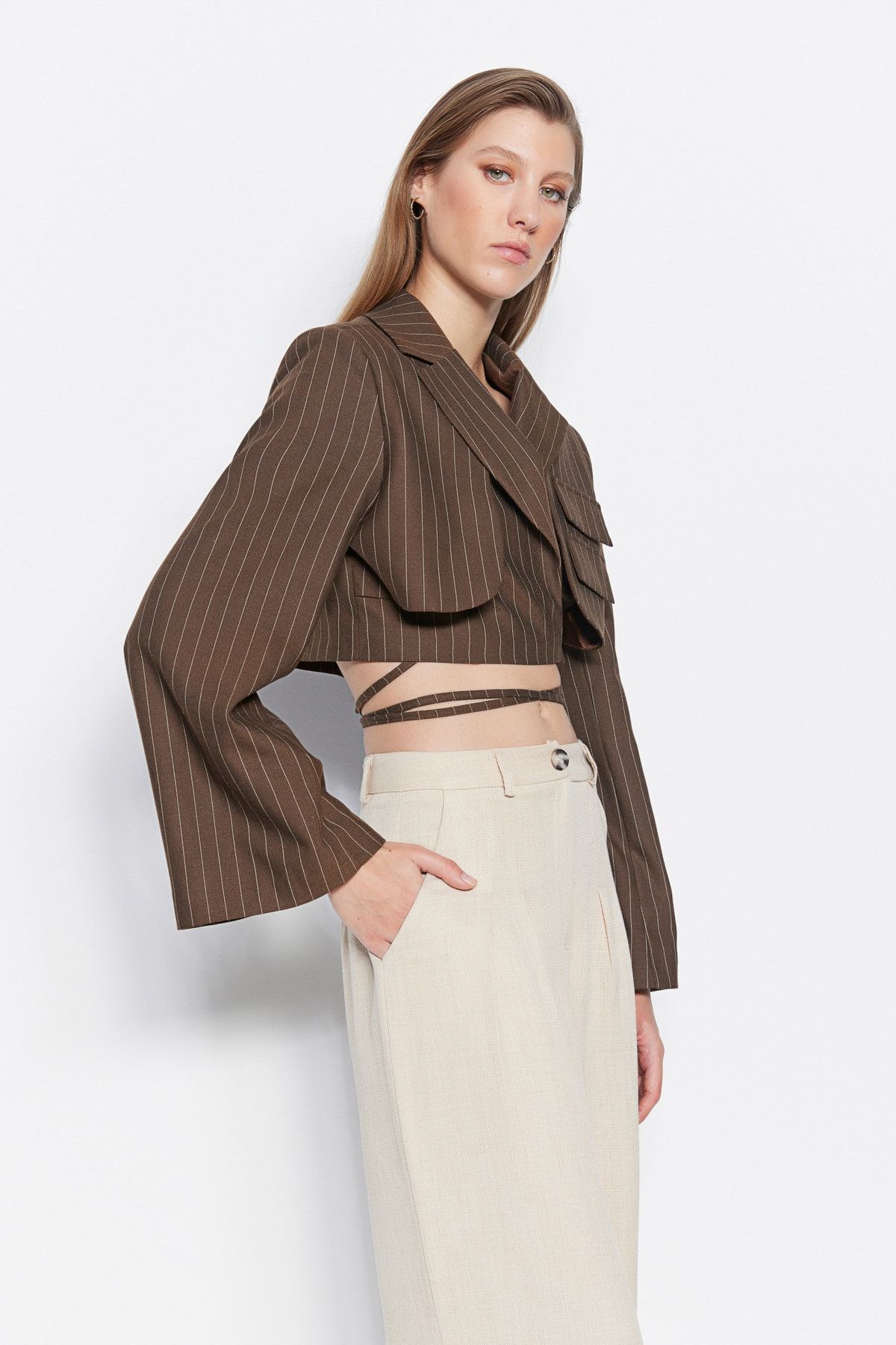 Trendyol Collection Blazer Braun Oversized