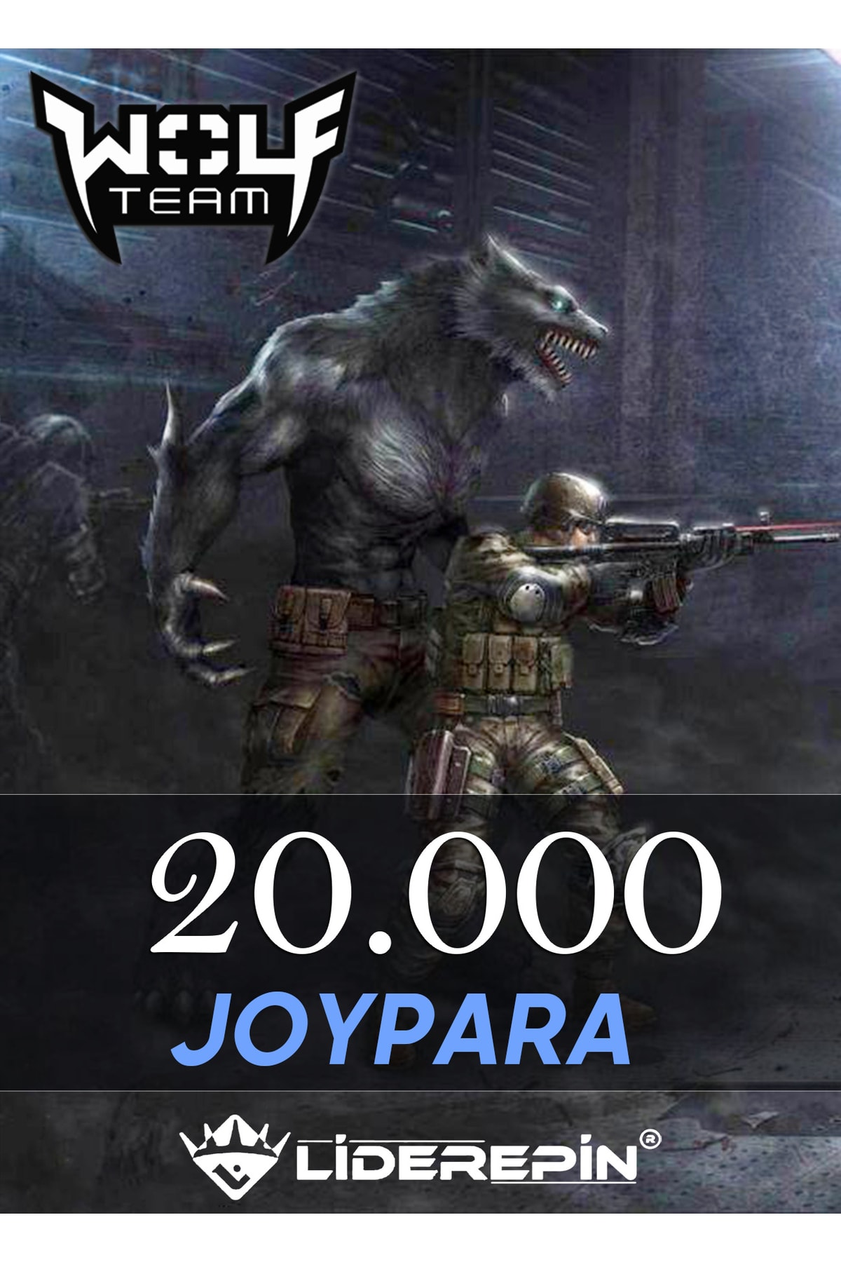 LİDER EPİN Wolfteam 20000 Joypara-8.000 Wolf Team Nakit